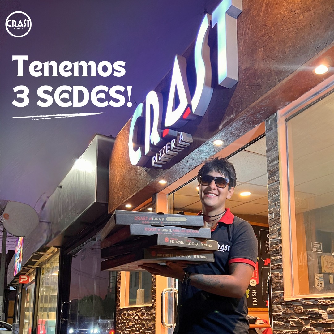 Crast Pizzeria - ¡No importa dónde estés! 📍 En CRAST... | Facebook
