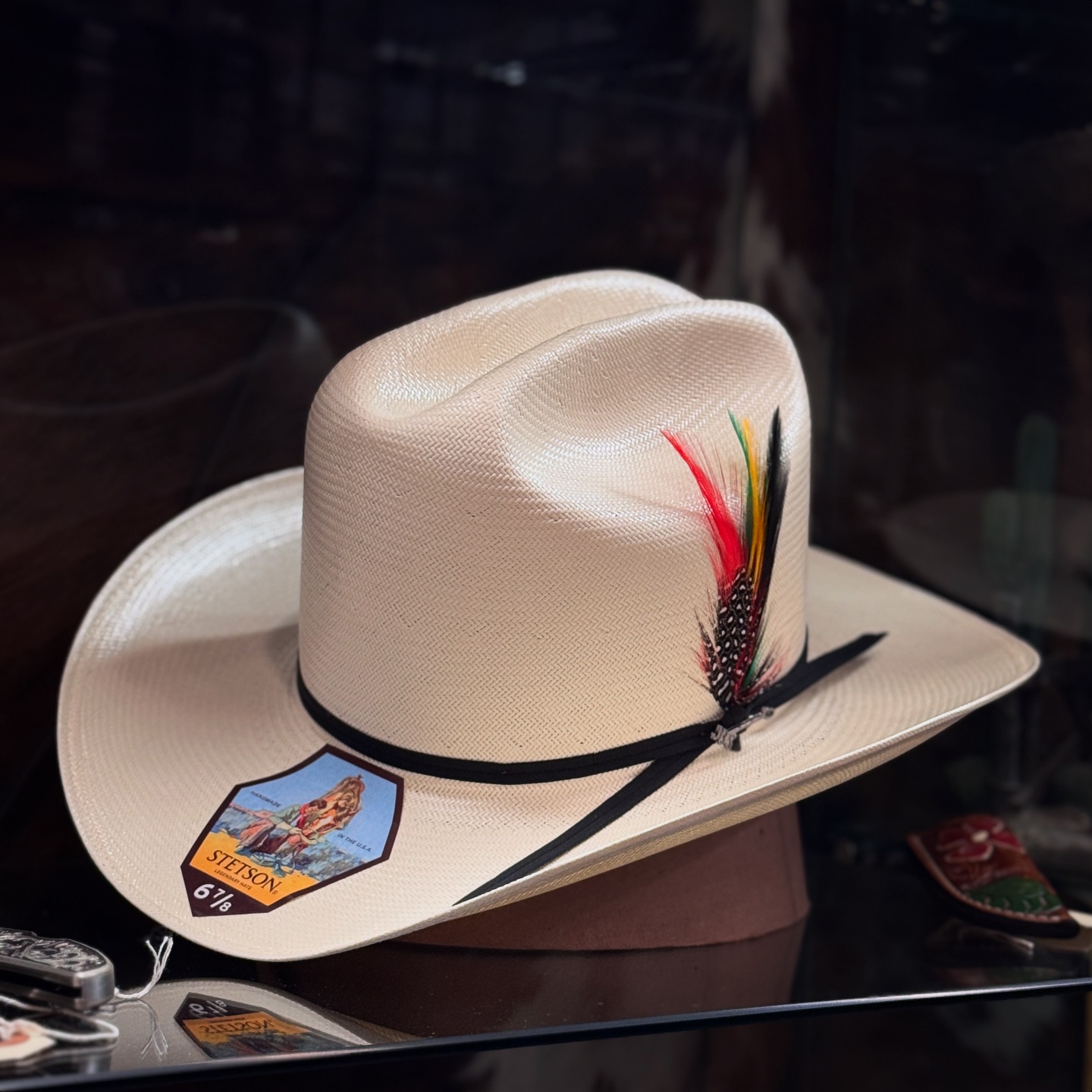 100X Stetson Rancher Straw Cowboy Hat