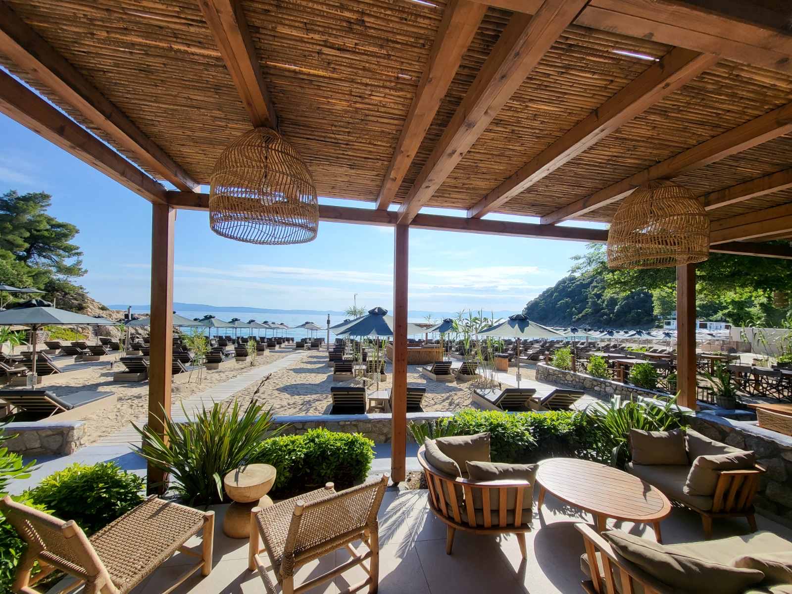 Upscale Beach Bar Restaurant