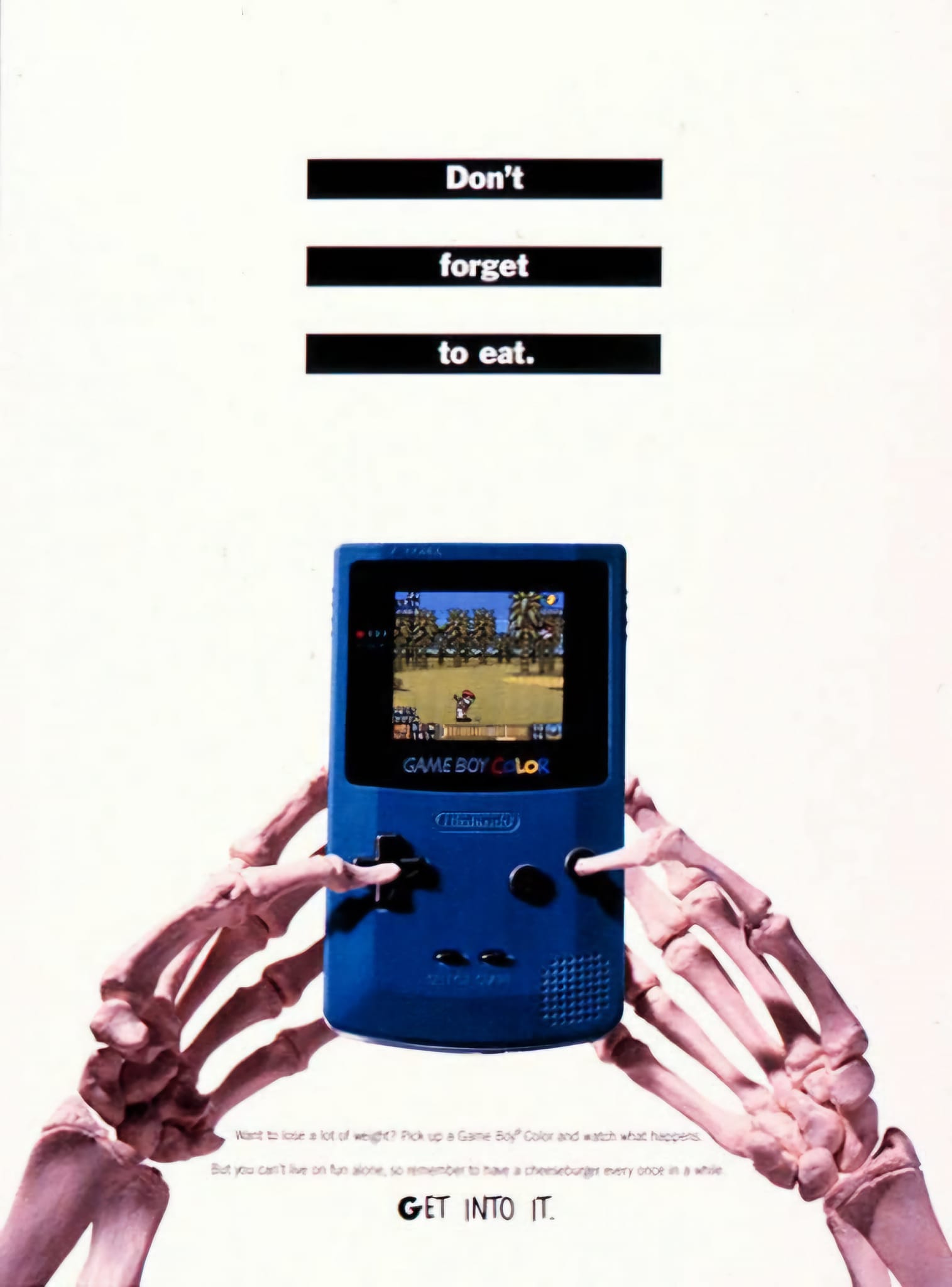 An American ad for the Game Boy Color (c.1998)