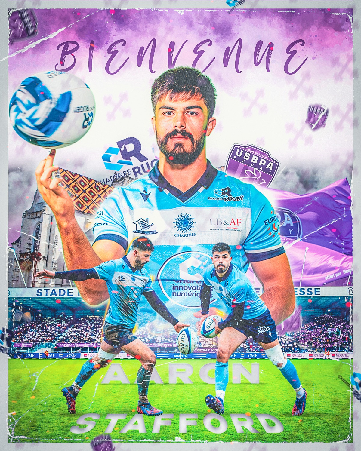 USBPA - 💜 𝗔𝗮𝗿𝗼𝗻 𝗦𝘁𝗮𝗳𝗳𝗼𝗿𝗱 𝗿𝗲𝗷𝗼𝗶𝗻𝘁 𝗹𝗲𝘀 𝗩𝗶𝗼𝗹𝗲𝘁𝘀 𝗽𝗼𝘂𝗿 𝟮 𝘀𝗮𝗶𝘀𝗼𝗻𝘀 ! 🐔 L'USBPA ...