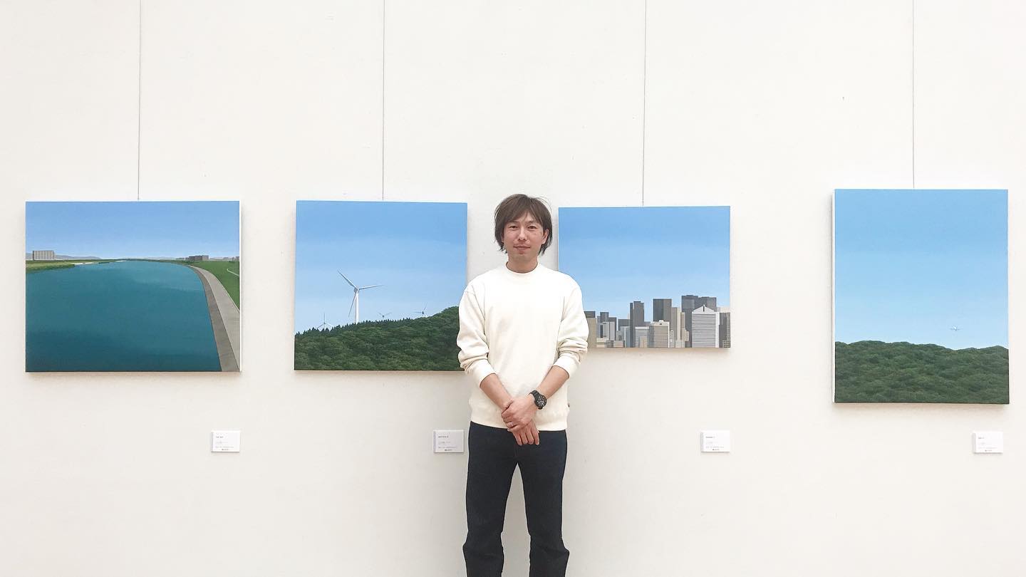 長谷川一郎　うみ_02 2011 海　絵画　ICHIROU HASEGAWA SOU第3回展示作家の長谷川一郎さんのグループ展、LA VOZ 25th