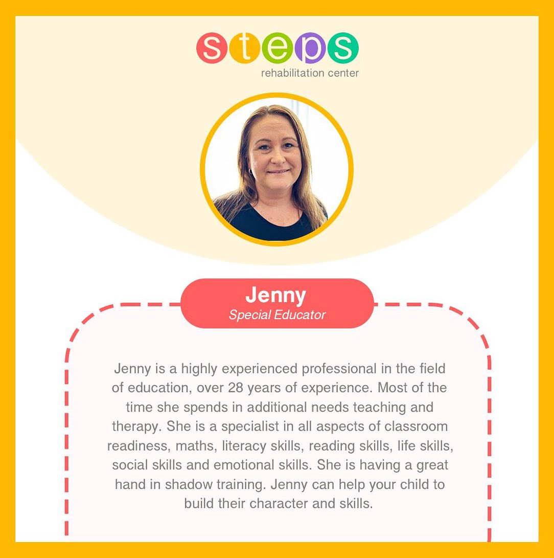 STEPS - Meet our valuable Special Educator who adds great value to our ...