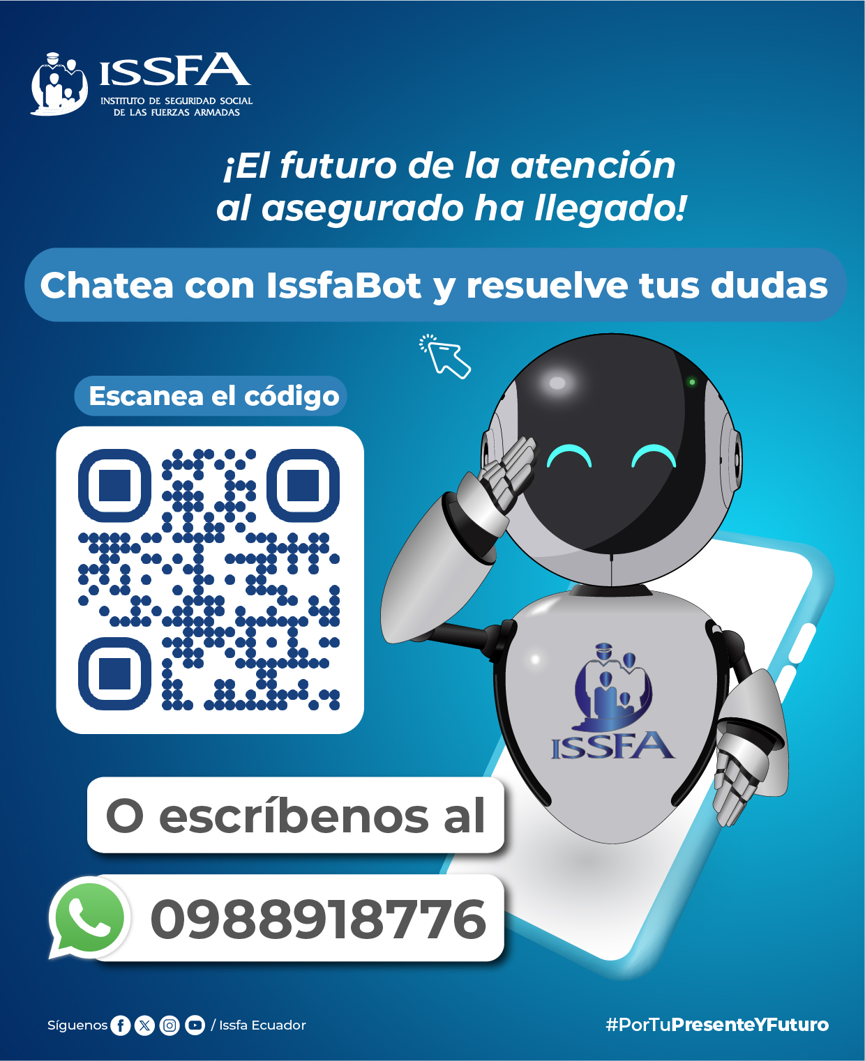 Issfa Ecuador - ¡El futuro de la atención al asegurado ha... | Facebook