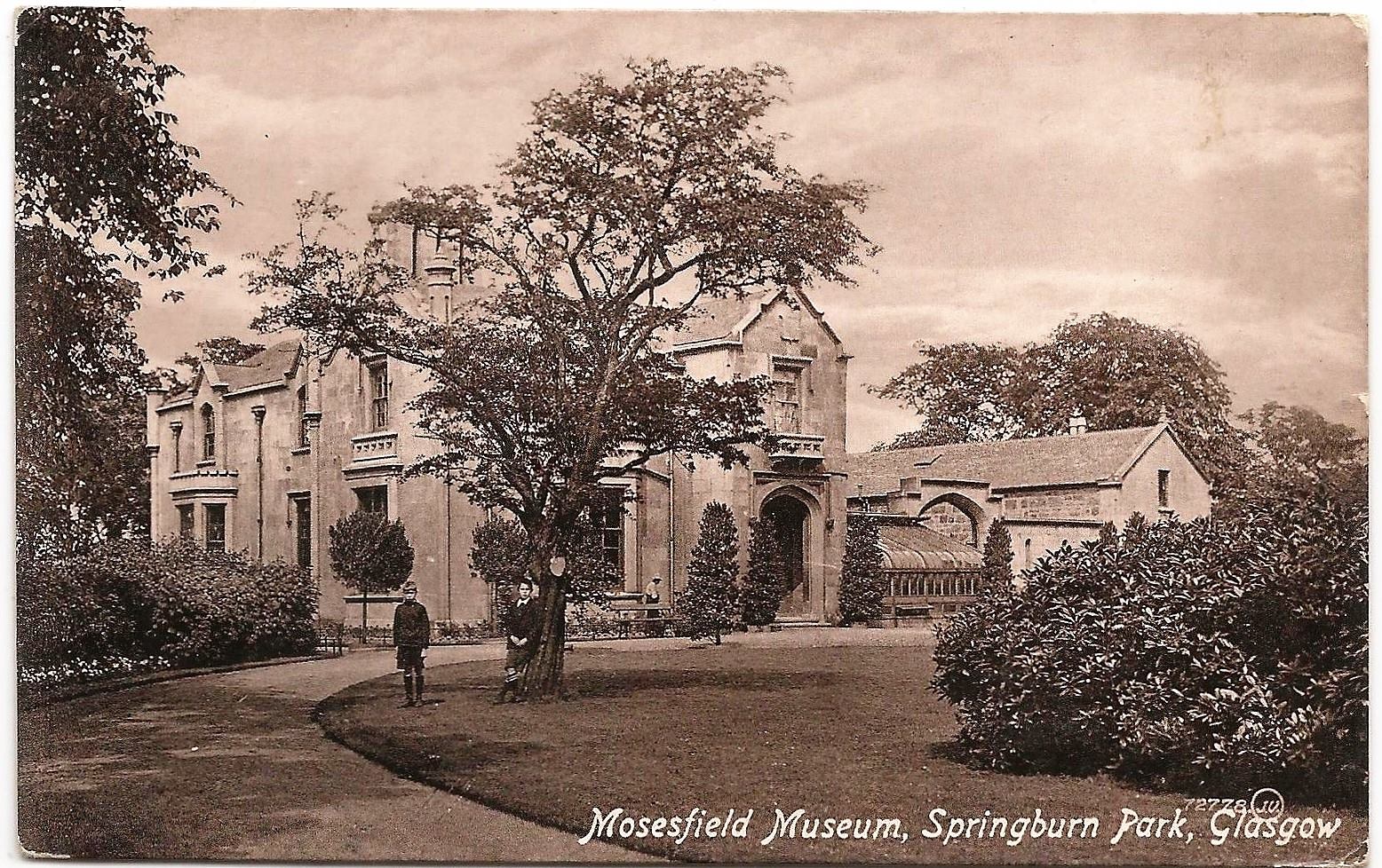 Lost - Pic 2: Mosesfield House, in Springburn Park (postcard) | Facebook