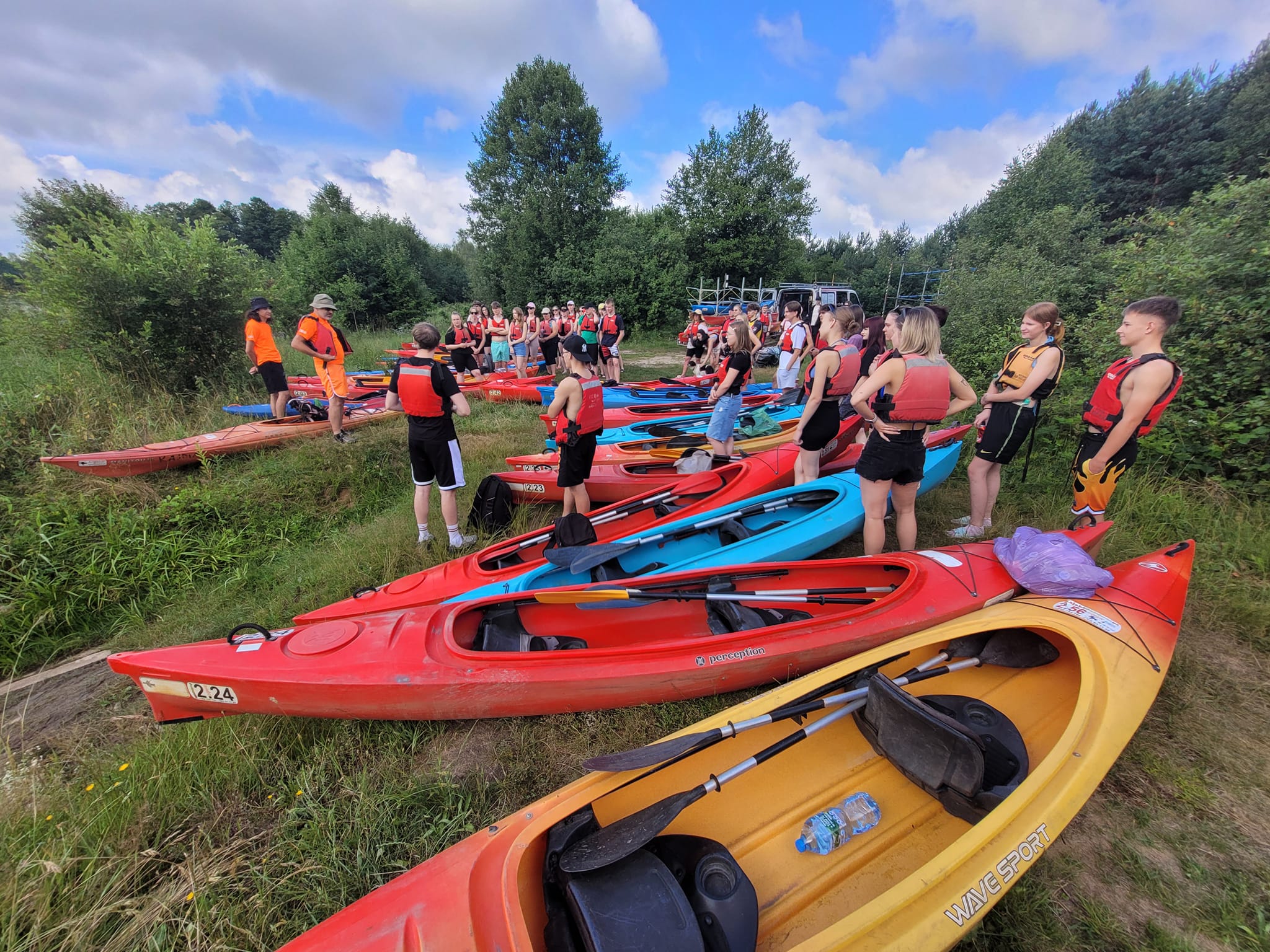 KajMary pole biwakowe nad Pilicą, Stobnica-Trzy Morgi, KajakiSulejow.pl ...