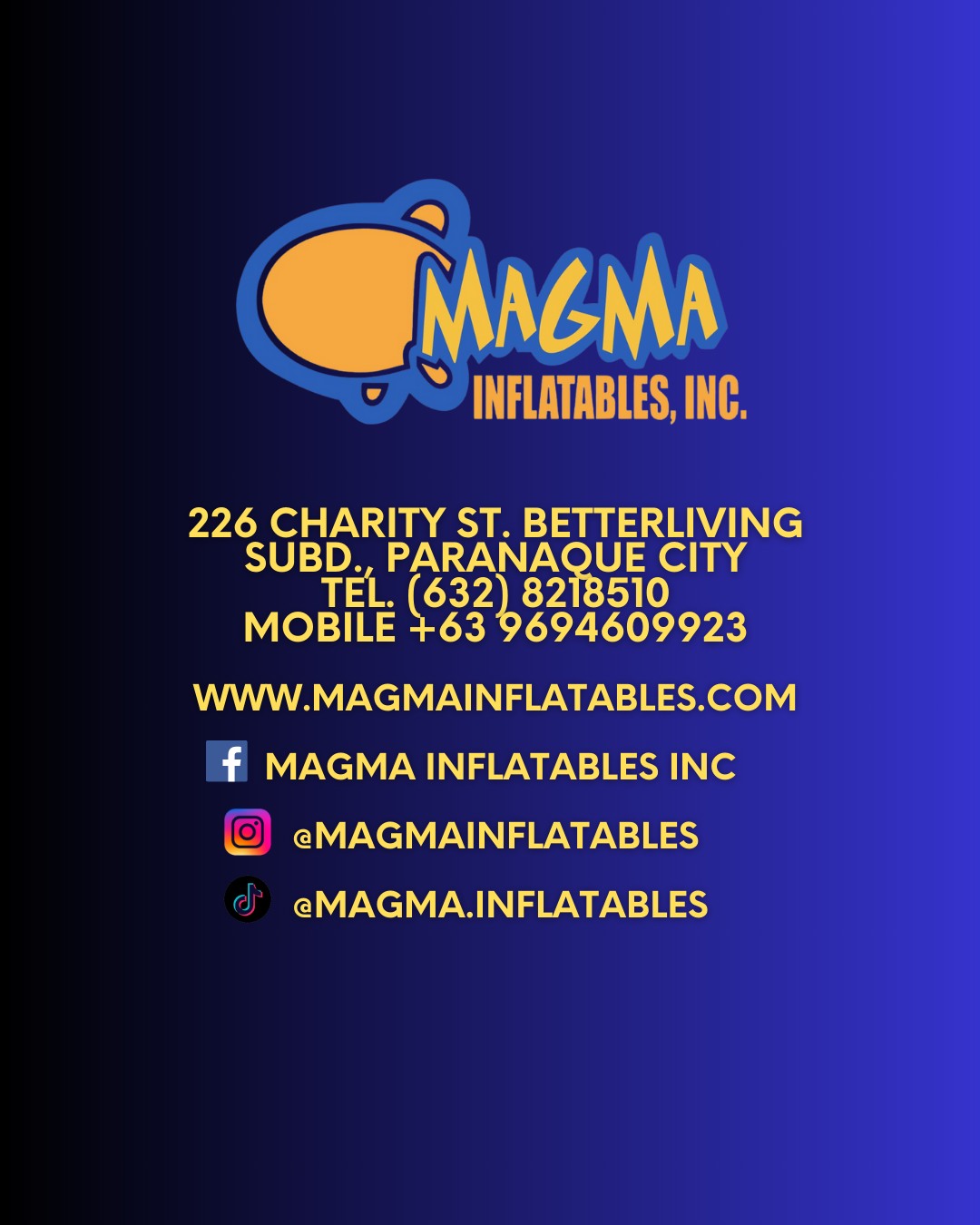 Magma Inflatables Inc | Parañaque