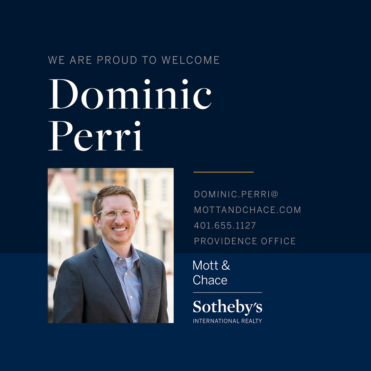 Dominic Perri at Mott & Chace Sotheby's International Realty ...