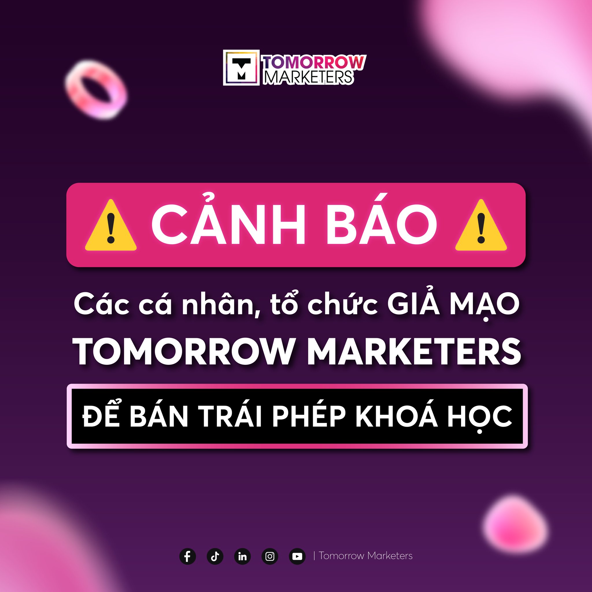 500 anh em Marketing Inhouse - Tomorrow Marketers | 🔔 THÔNG BÁO: CẢNH ...