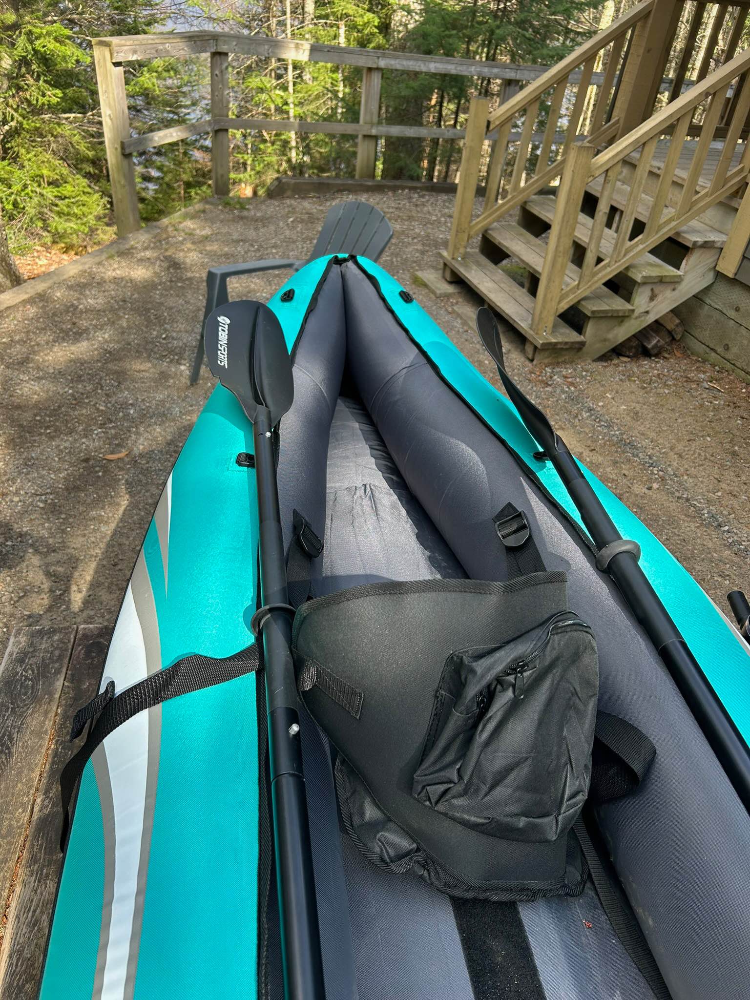 Kayak gonflable Tobin Sports Wavebreak 2-Person Inflatable Kayak w ...