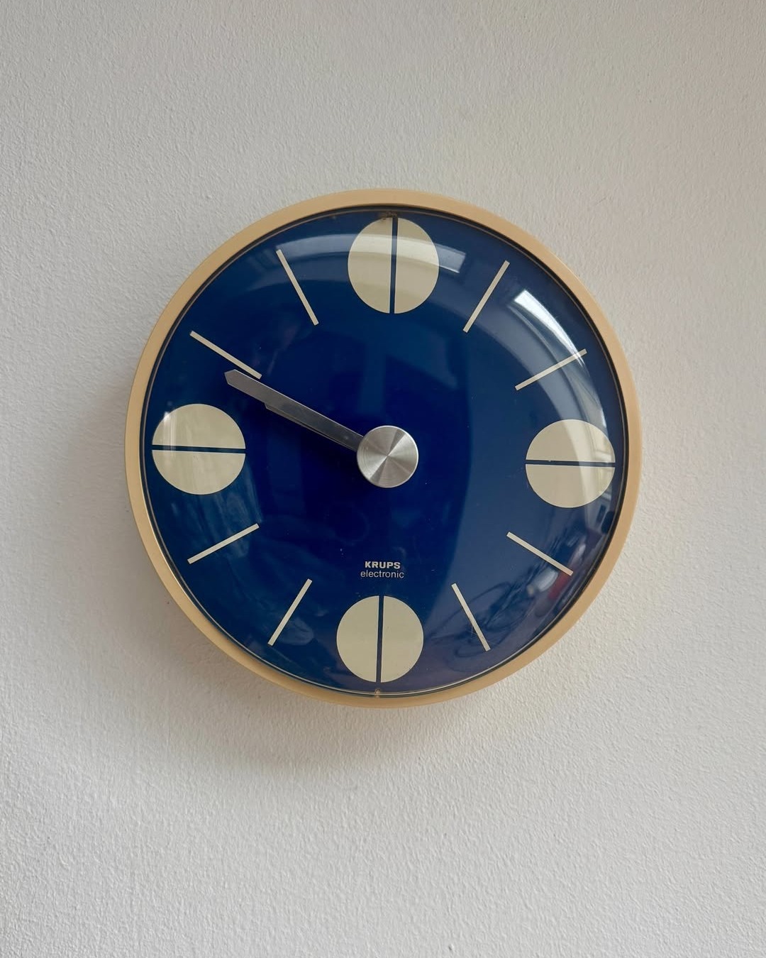 Krups Electronic Space Age Wall Clock, Germany, 1970s