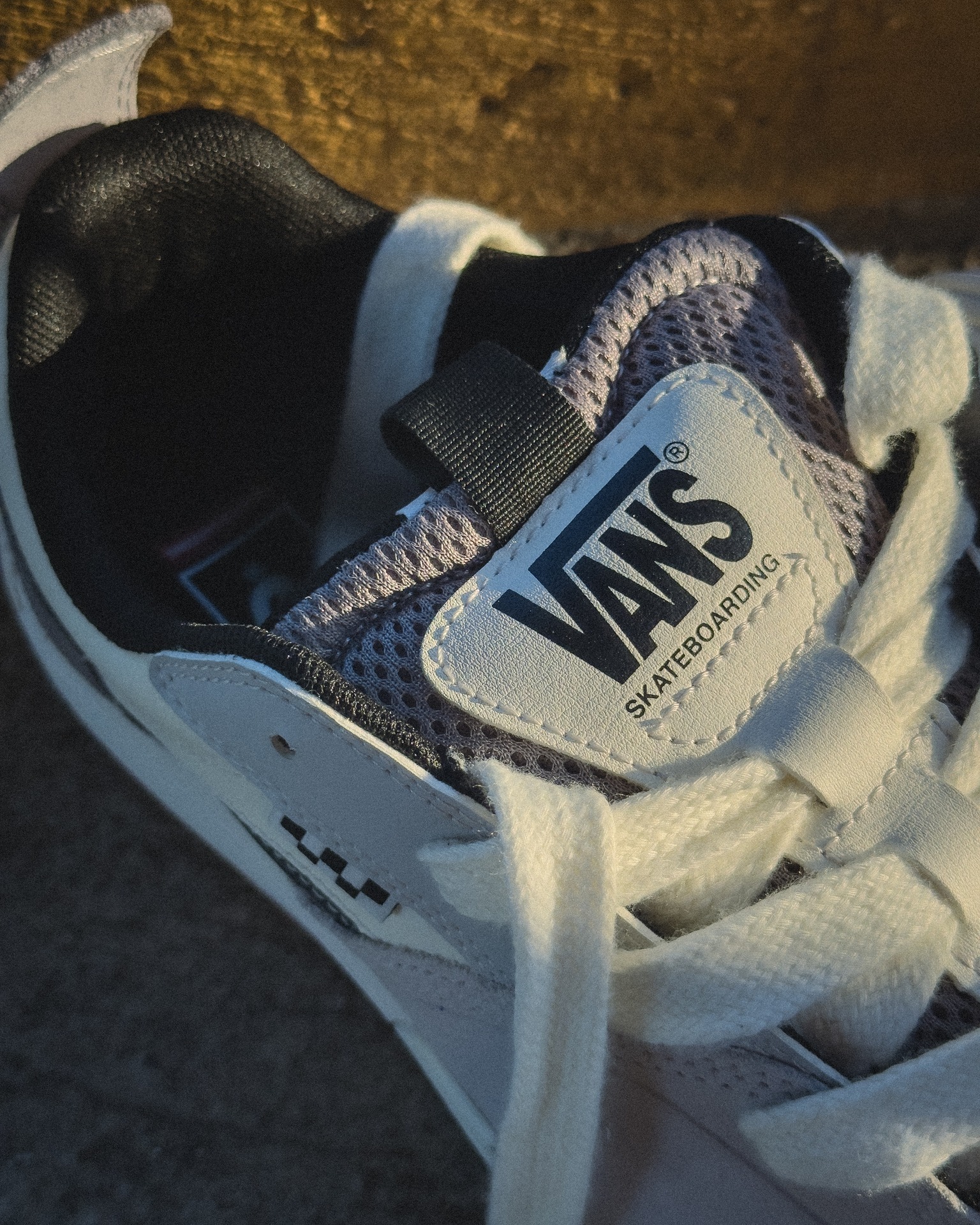 The Premium LX Old Skool in Tweed Frost Gray pairs rich texture 