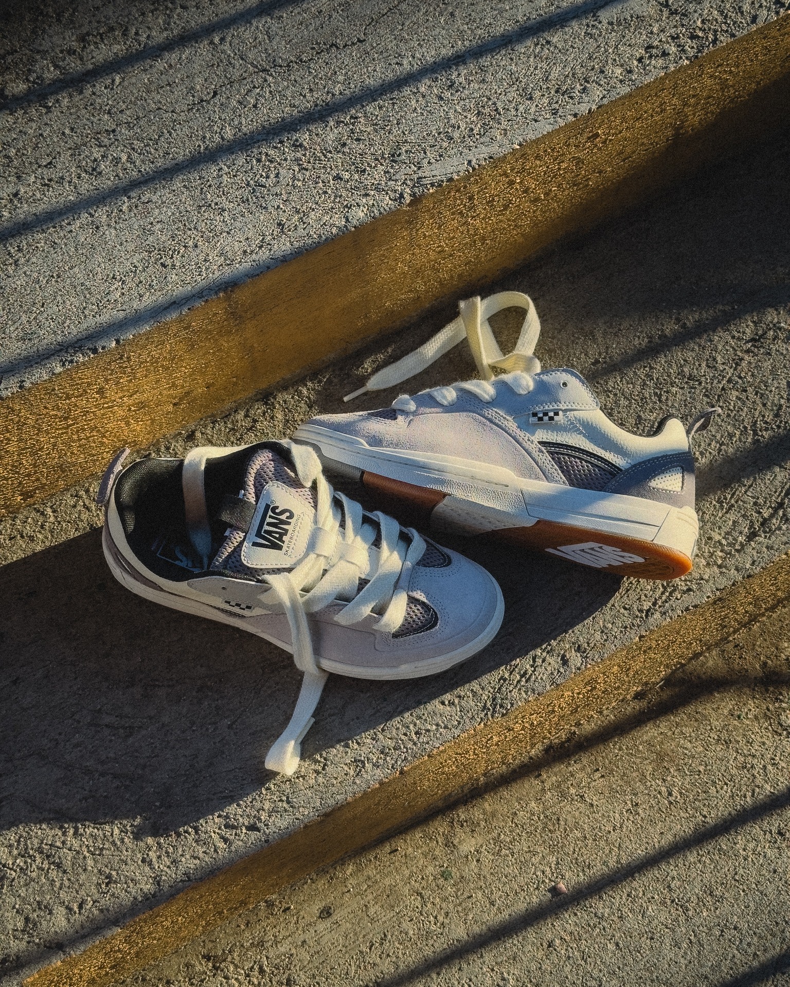 The Premium LX Old Skool in Tweed Frost Gray pairs rich texture 