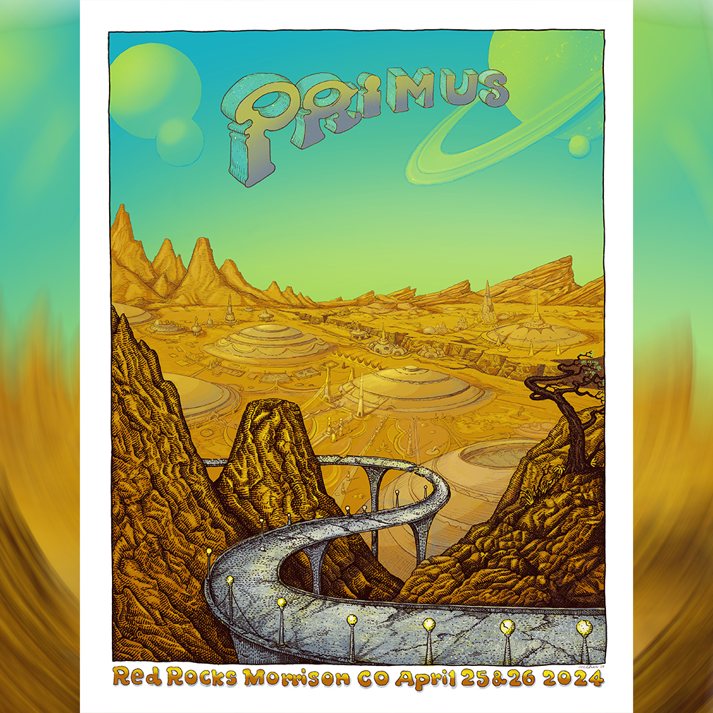 Jack White's Belasco show poster by Chris Everhart