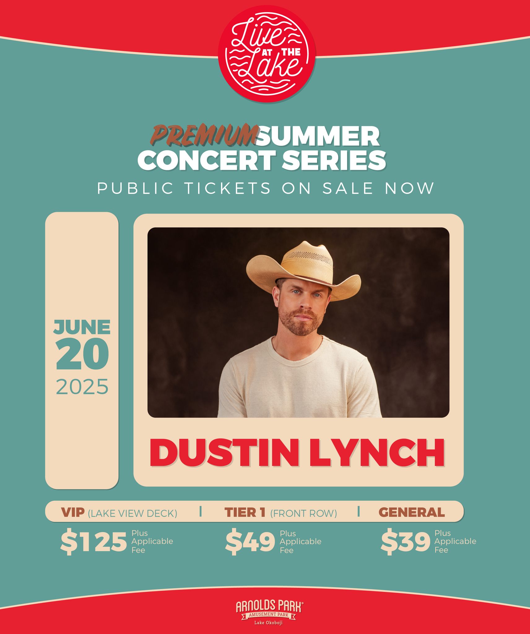 Arnolds - Dustin Lynch tickets are on sale NOW! Dustin Lynch has 