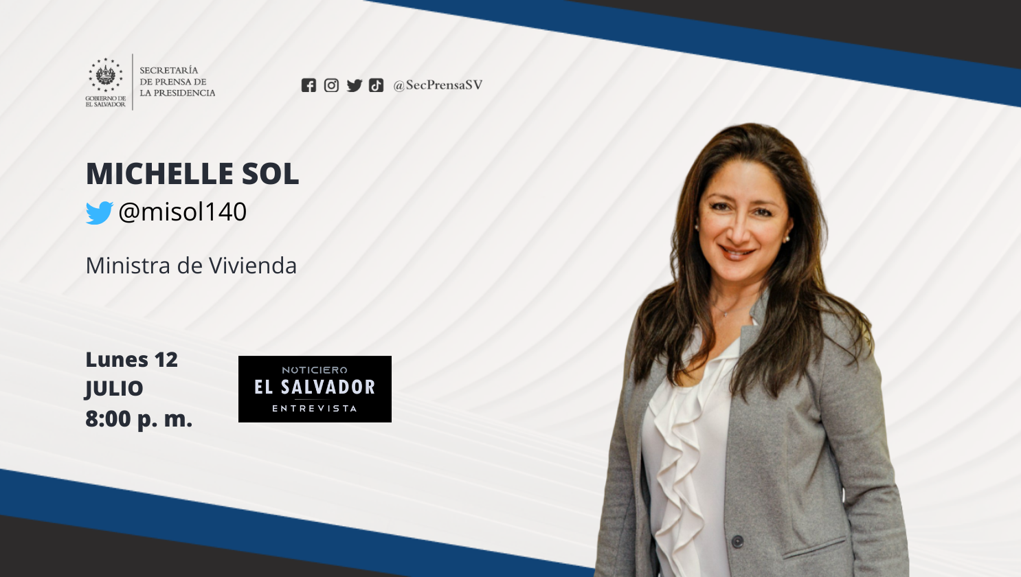 📺 || Te invitamos a que sintonices la entrevista de la ministra de ...