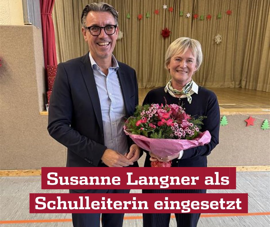 Schorndorf.de - 💐 Susanne Langner wurde offiziell als Schulleiterin der ...