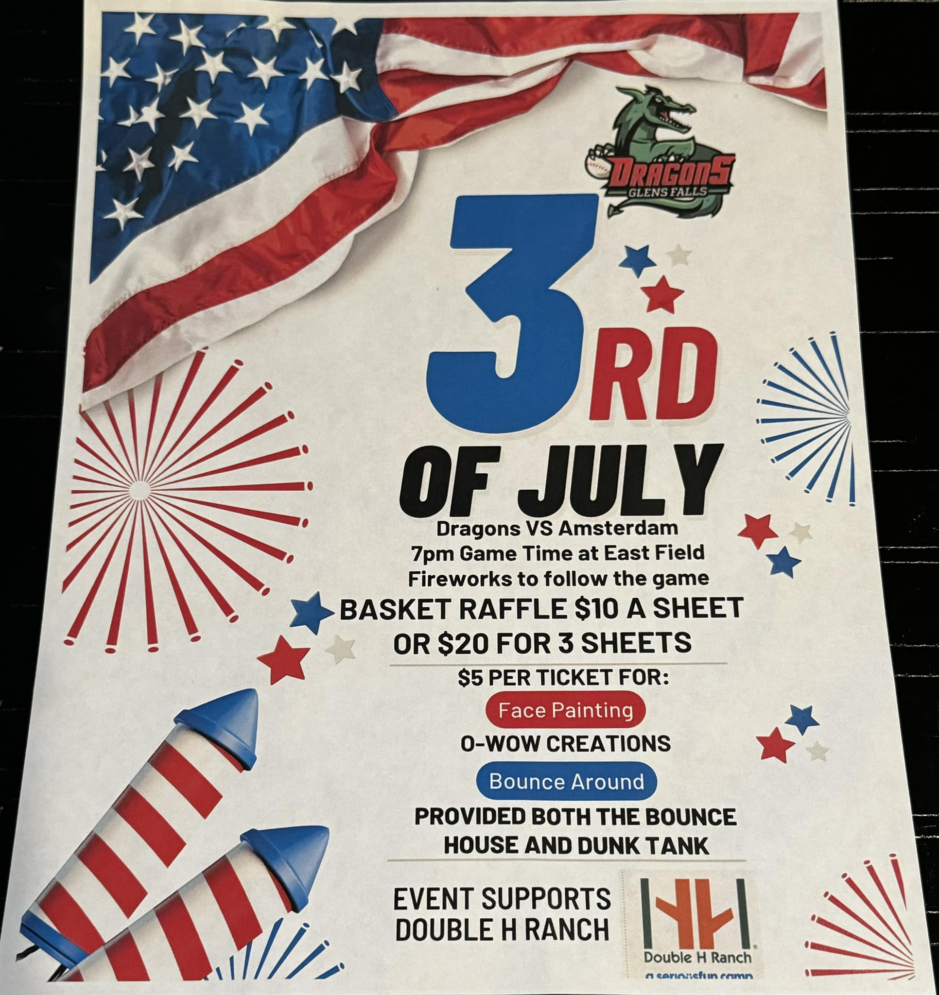 Make sure to mark it on your... - Glens Falls Dragons