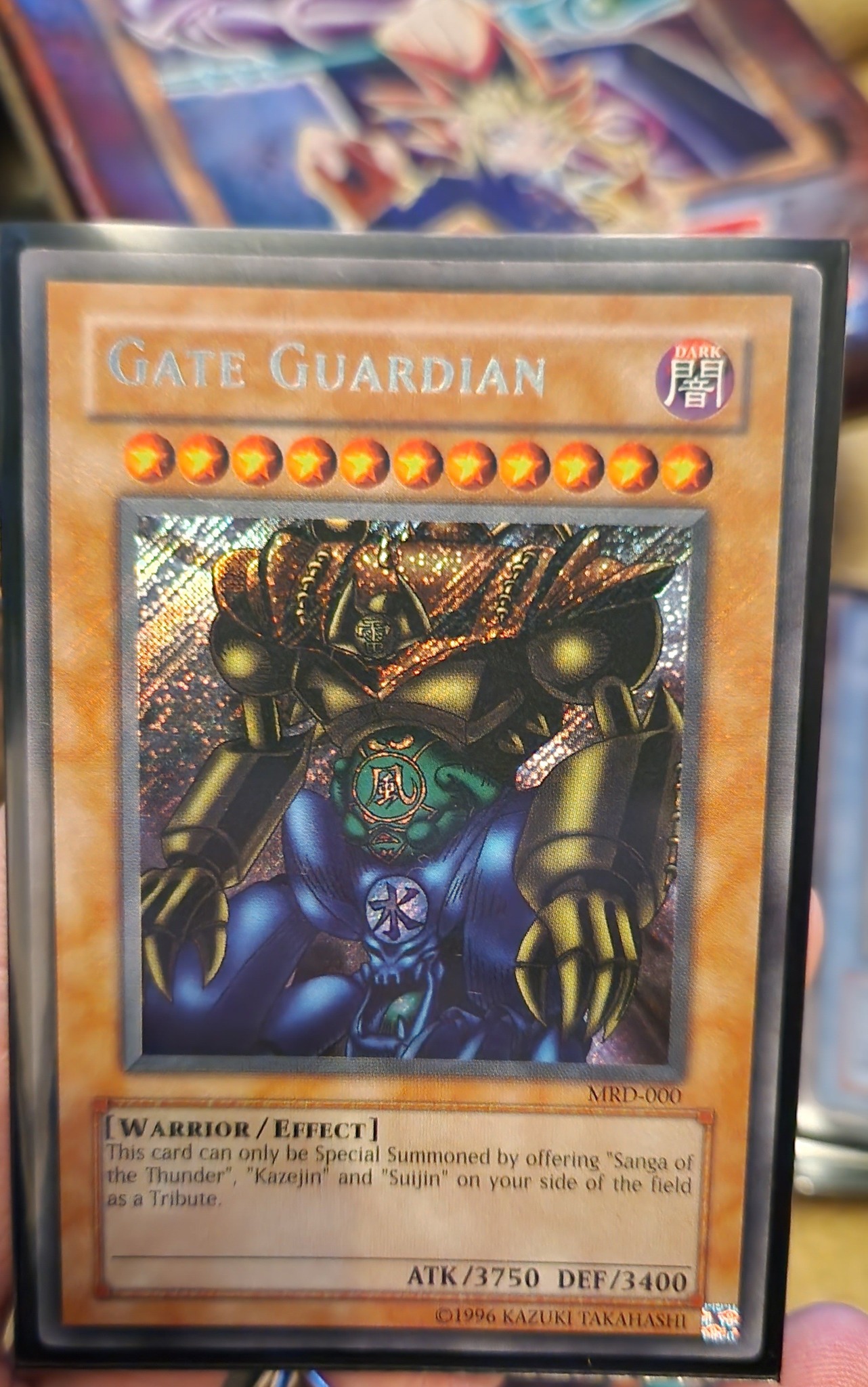 gate safeguard yugioh card price Yu-Gi-Oh! Guardian - SGX2-END01 - Secret Rare Warrior/Effect Level 11 ATK/3750 DEF/3400 This card can only be Special Summoned by offering Sanga of Thunder Gate Guardian MRD-E000 Prices |