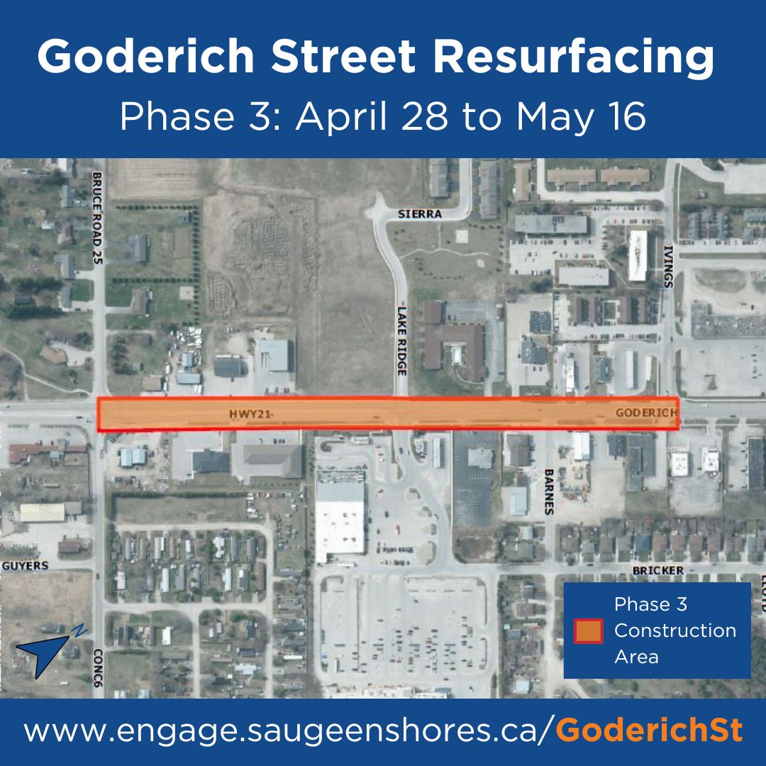 Town - Beginning Monday, April 28, the contractor for the Goderich ...