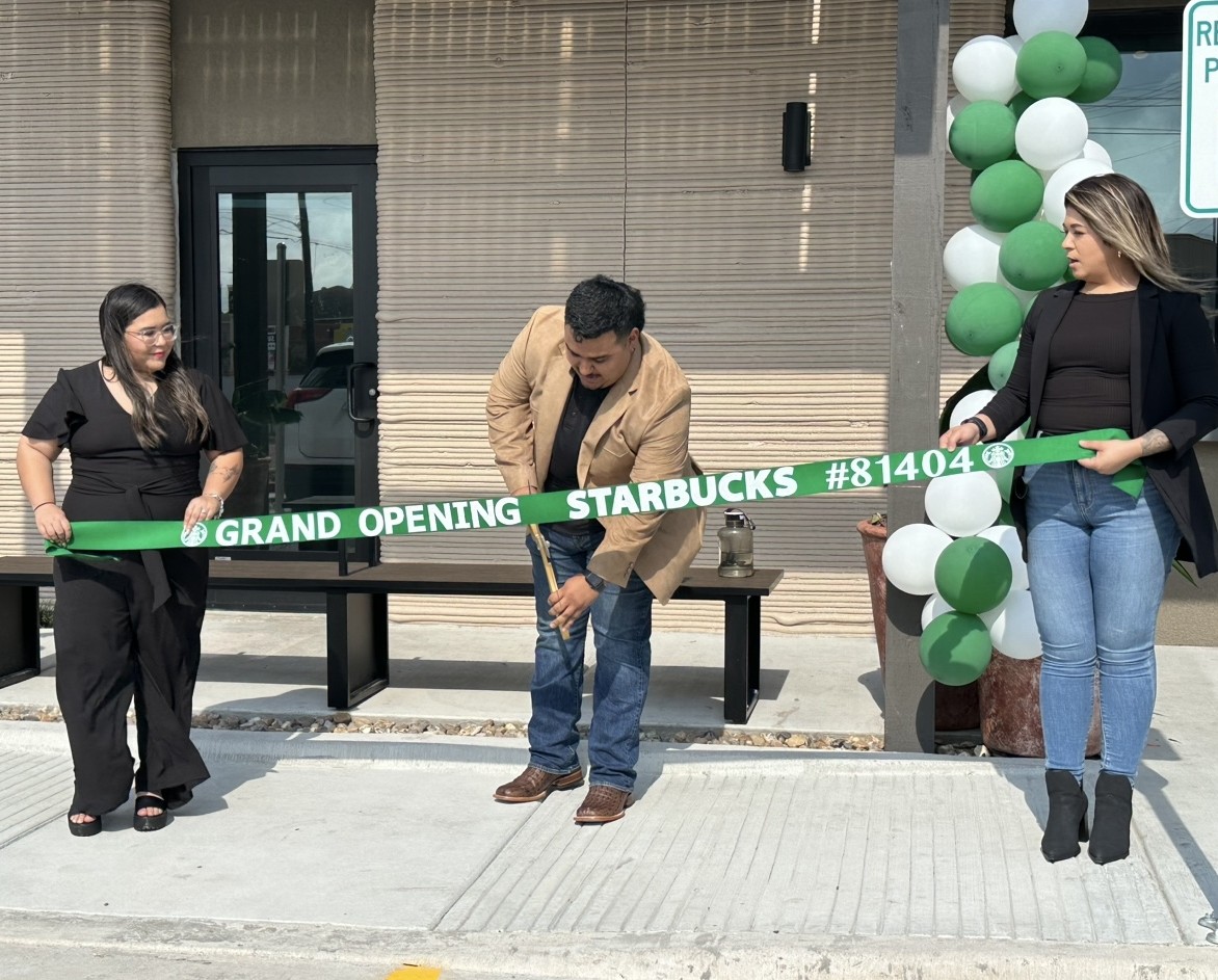 First 3D-printed Starbucks opens in Brownsville, Texas