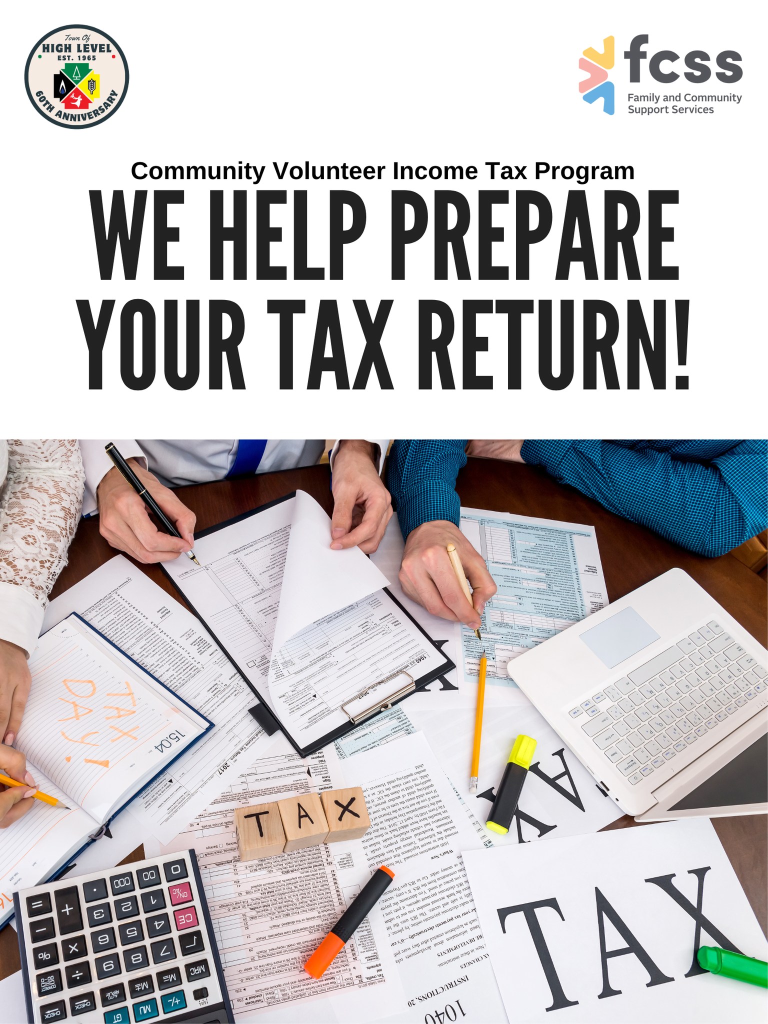 Town - Volunteers can help you prepare your income tax and benefit ...