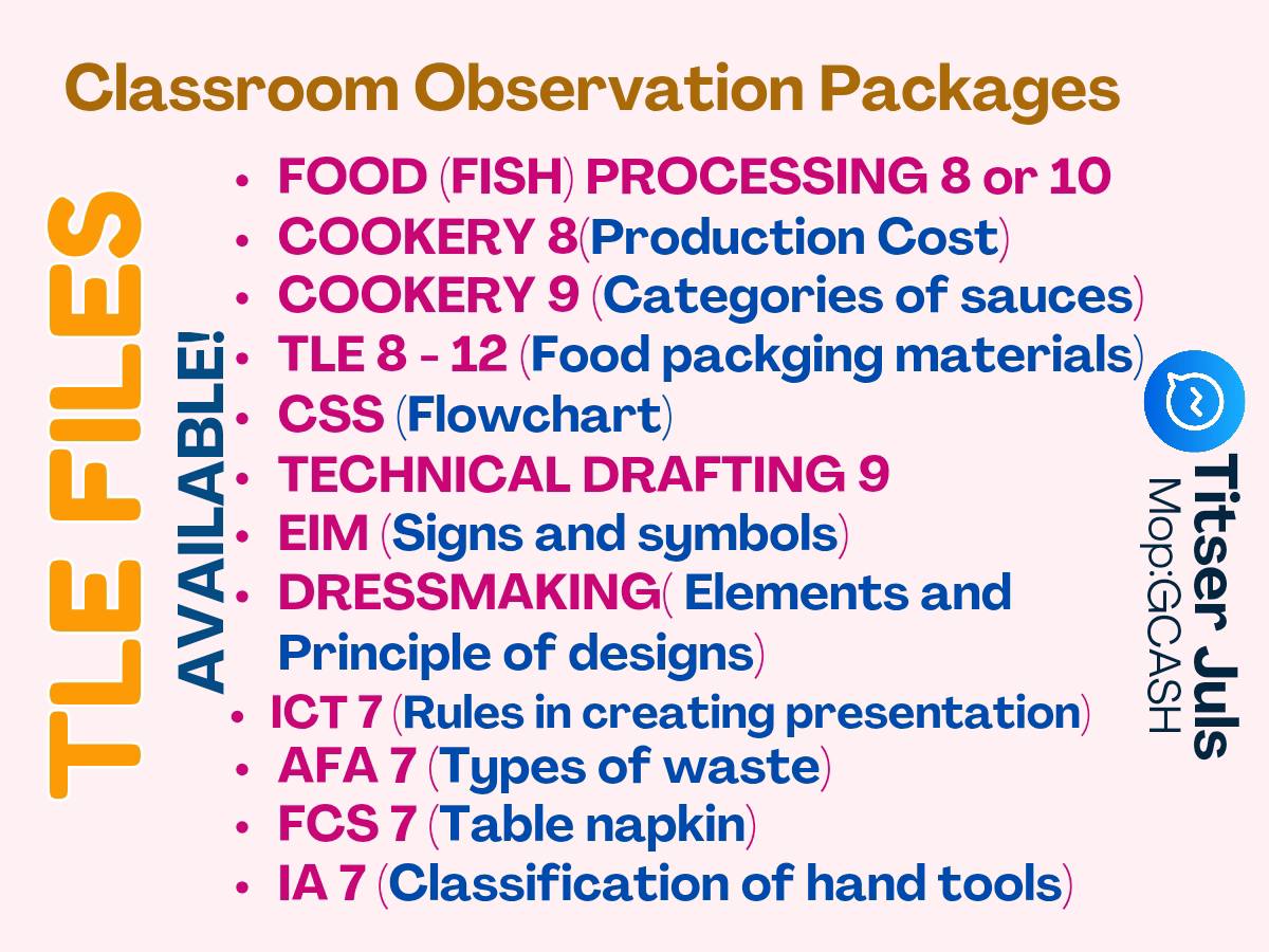 TLE PPT, DLL and EXAM | Facebook