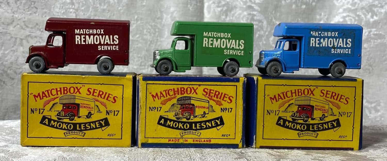 Vintage Matchbox Lesney 1950's Bedford Removals Van