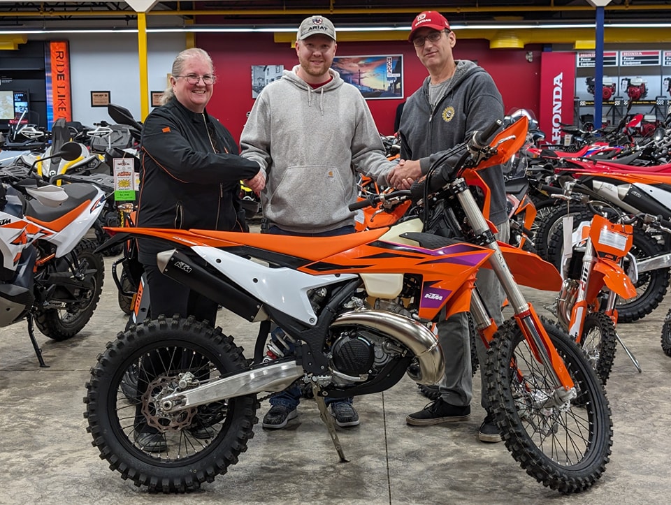 Would you do the same thing if you won this Suzuki GT380 in a