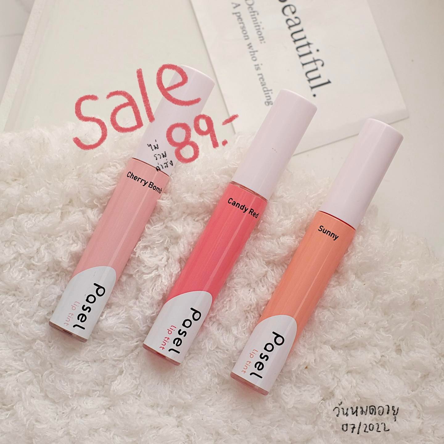 PASEL - lip tint ลดเหลือ 89 บาท🤍!! สินค้าหมดอายุเดือน... | Facebook