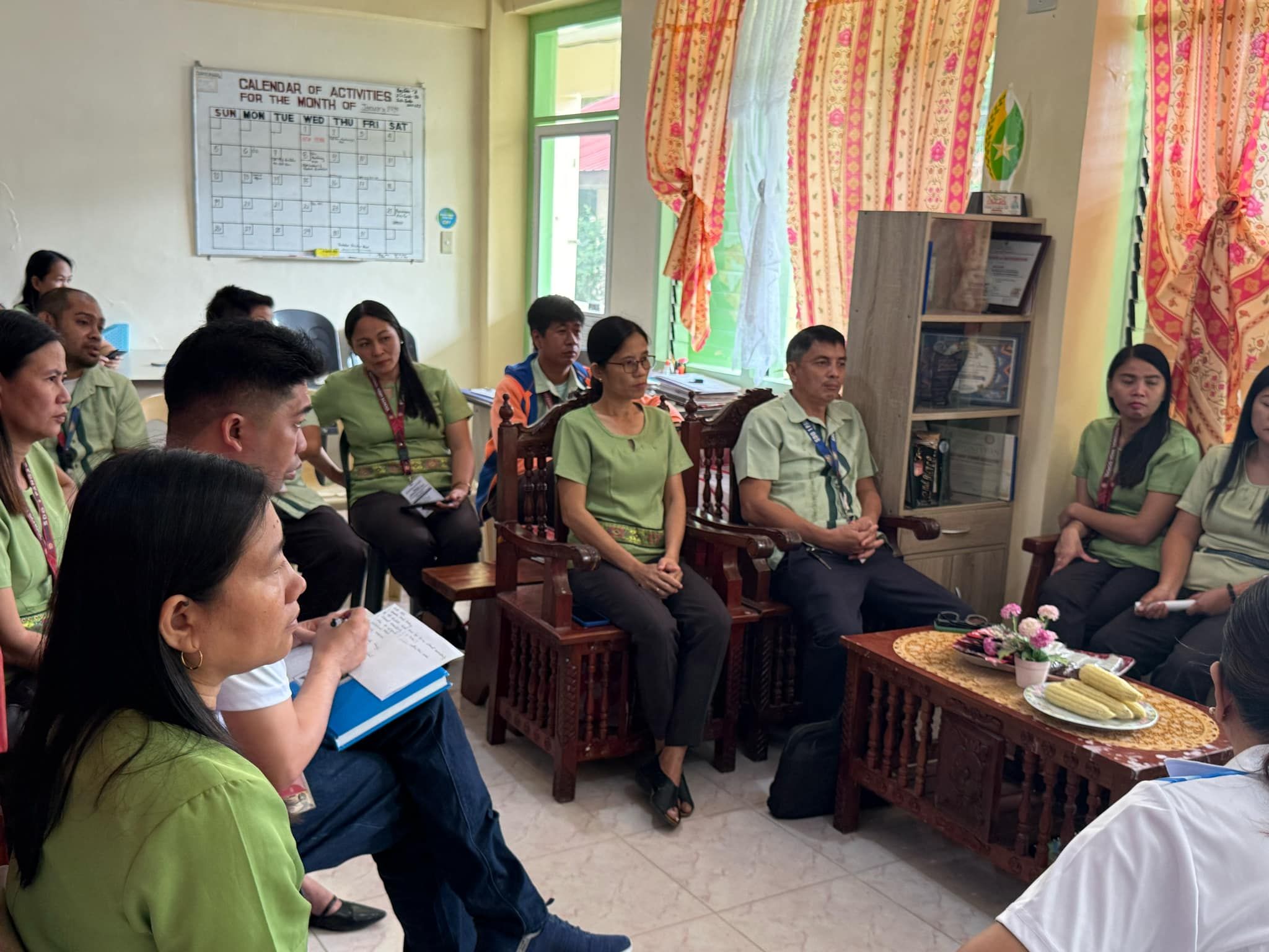 DepEd Region I - School visit and monitoring in Anda...