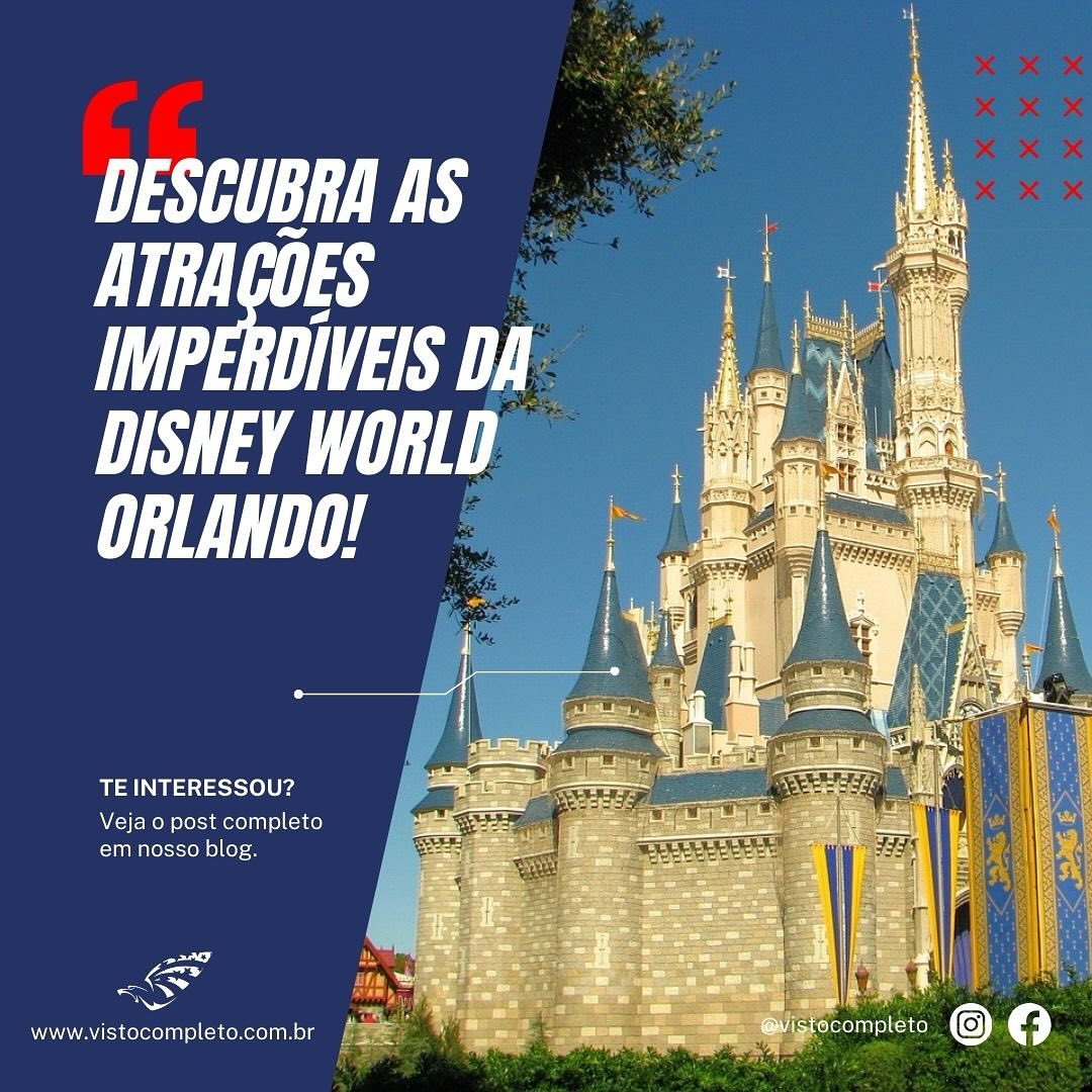 Visto - 🌟 Descubra as Atrações Imperdíveis da Disney World Orlando! 🌟 ...