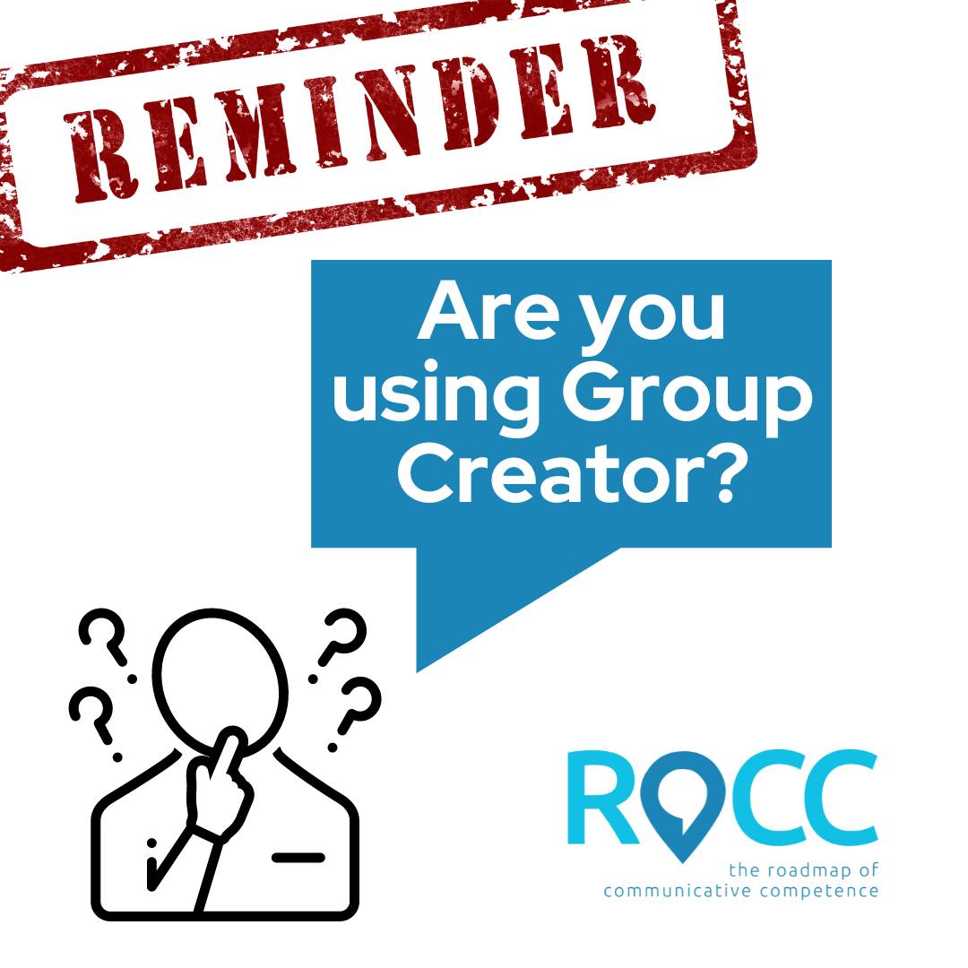 ️ REMINDER -... - ROCC - Roadmap of Communicative Competence | Facebook