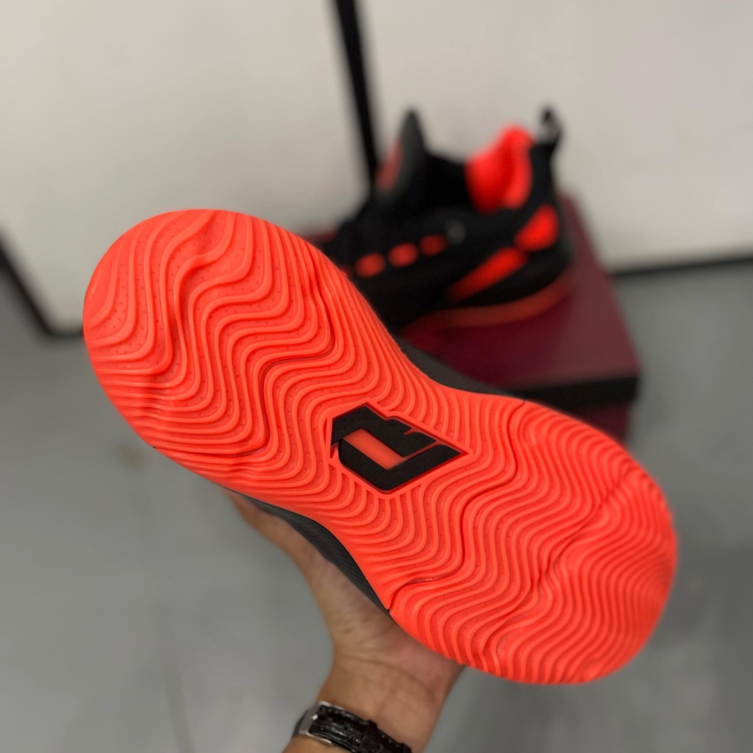 ADIDAS DAME CERTIFIED 2 BLACK SOLAR RED SILVER METALLIC sizes: 7.5