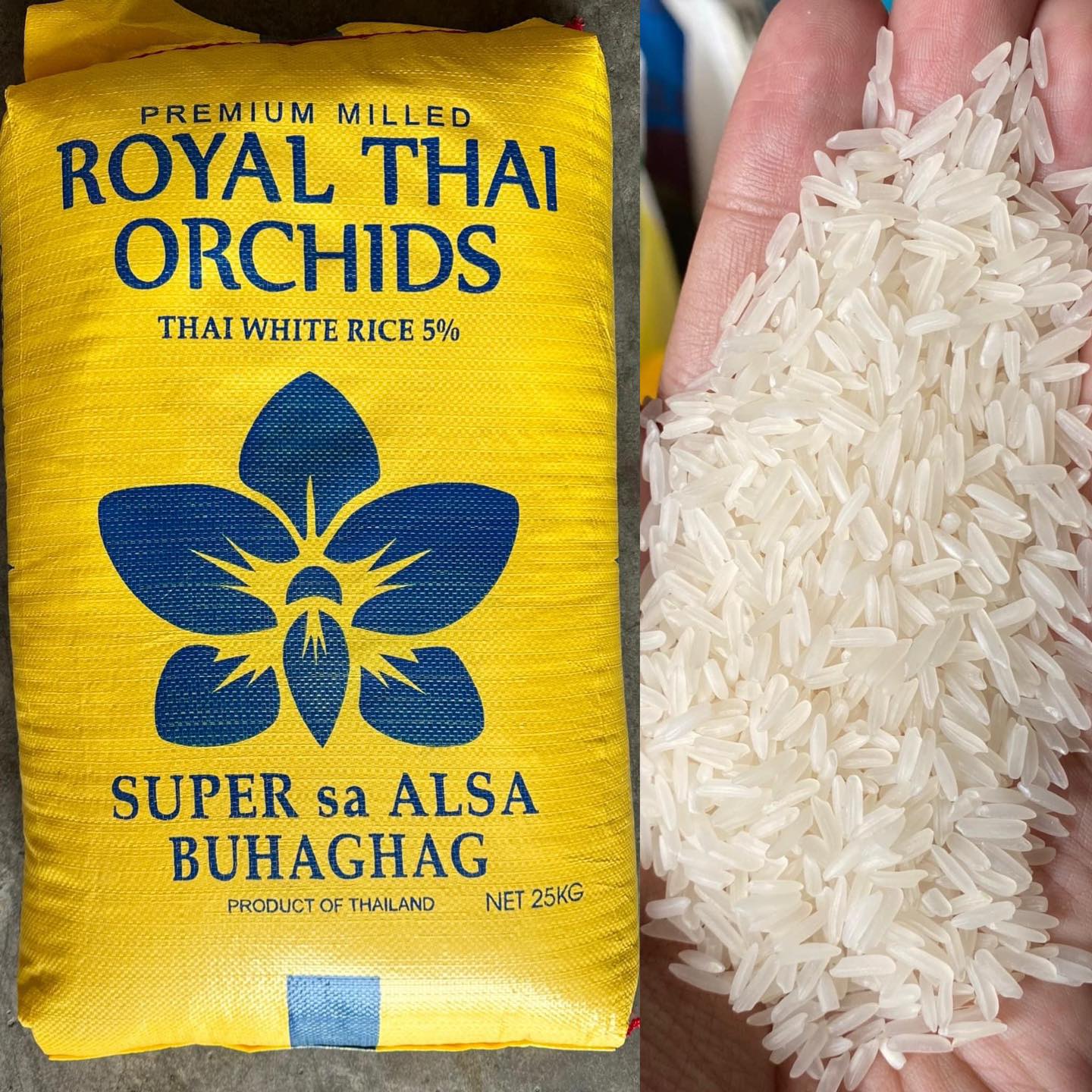 ROYAL THAI ORCHIDS YELLOW 25kg - Thai... - Ed's Rice Trading | Facebook