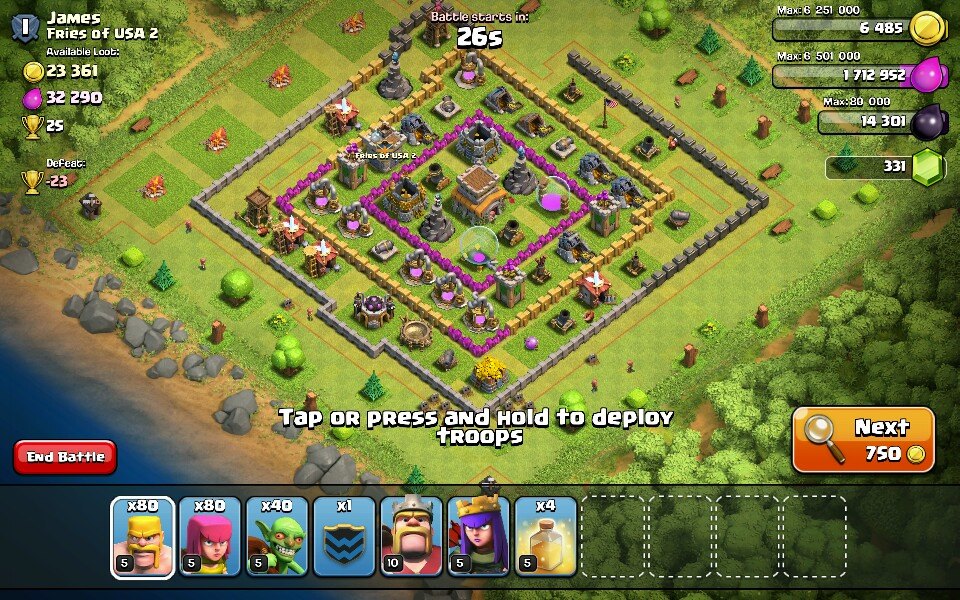 Clash of Clans Rushed Bases