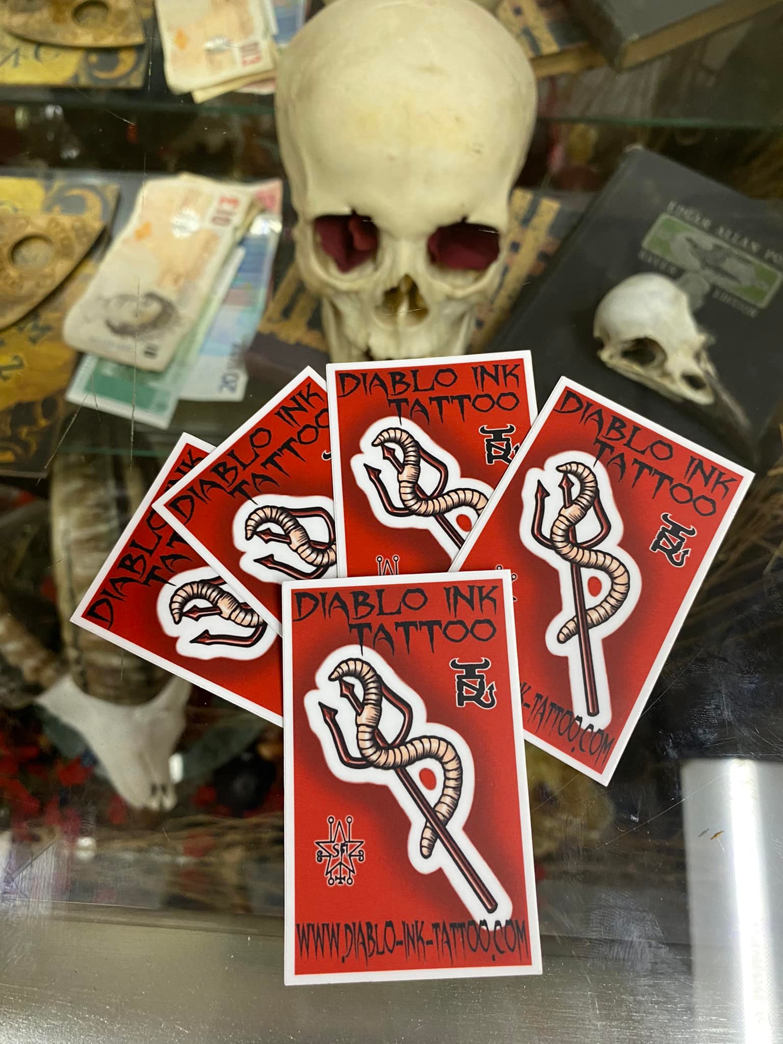 New sticker weirdness is in! This... - Diablo Ink Tattoo