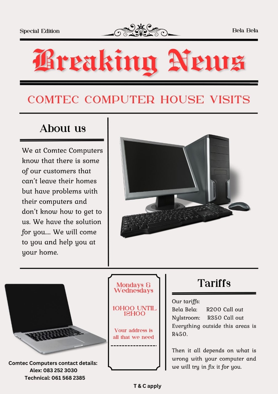 Comtec Computers | Warmbaths