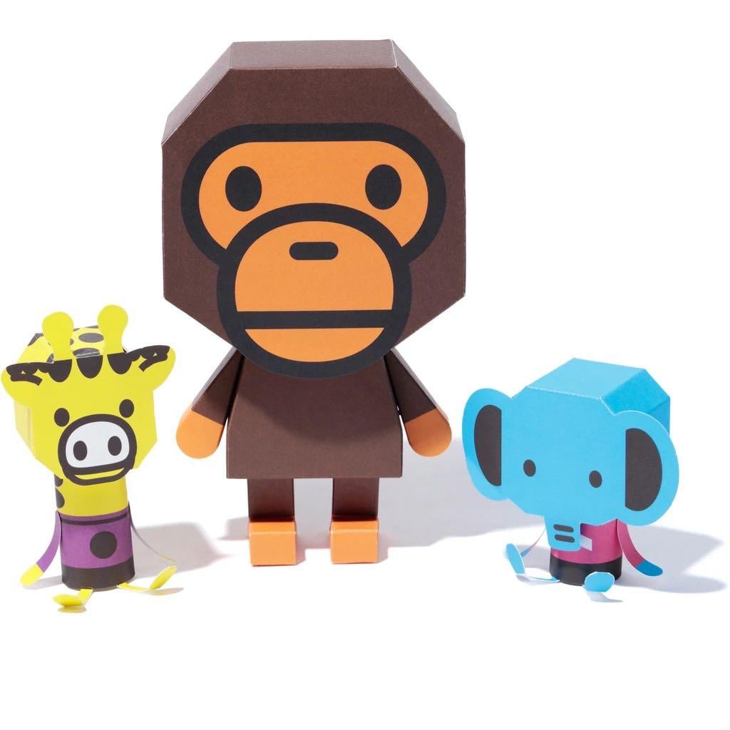 🐵 BAPE Milo Paper Craft 🐵 #พร้อมส่ง... - MoMo Street Wears | Facebook
