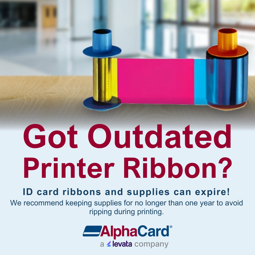 AlphaCard - 🤔🪪Did you know ID card ribbons and supplies...