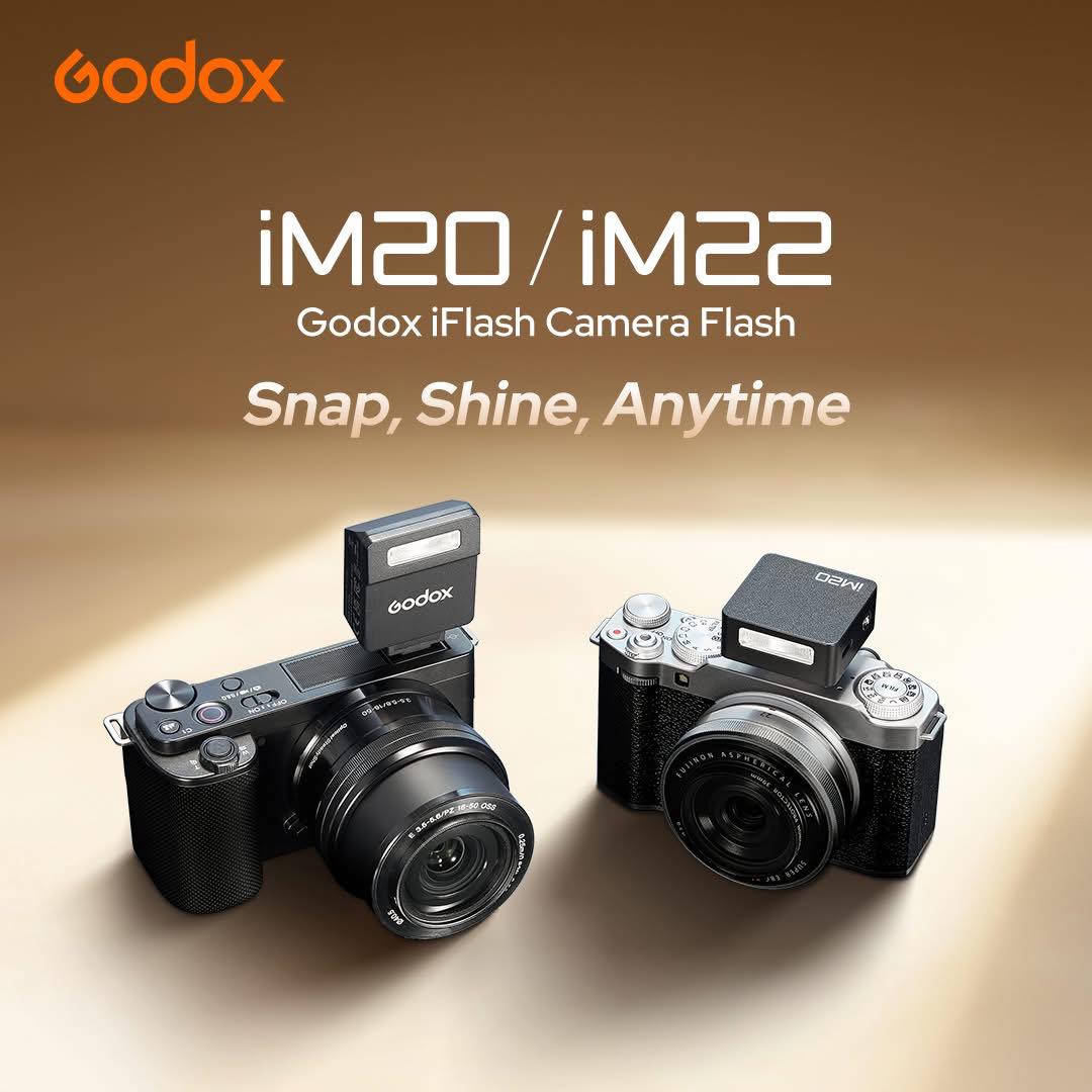 Godox IM20 Flash Per Fotocamera Con Batteria Al Litio E Ricarica USB-C, Riciclo 3s, 440 Scatti A Pieno Carico, 5 Livelli Di Potenza, Compatibile Con DSLR E Mirrorless A Slitta Standard