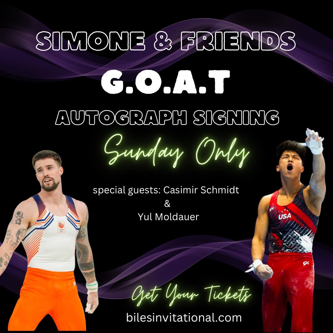 World - ⭐️2025 BILES INVITATIONAL⭐️ SIMONE & FRIENDS AUTOGRAPH SESSION ...
