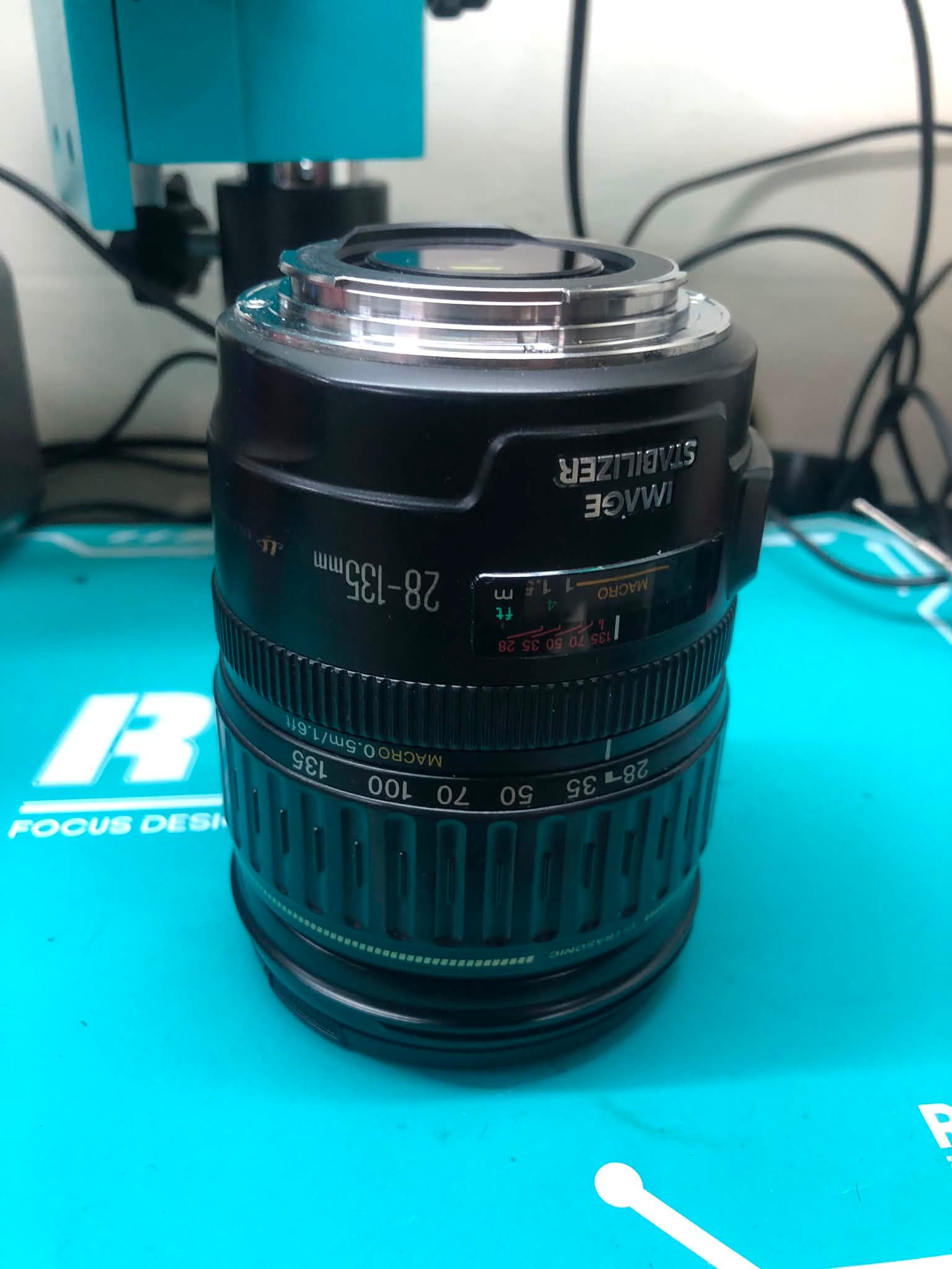Why does my EF lens cause Err 01 on my camera?