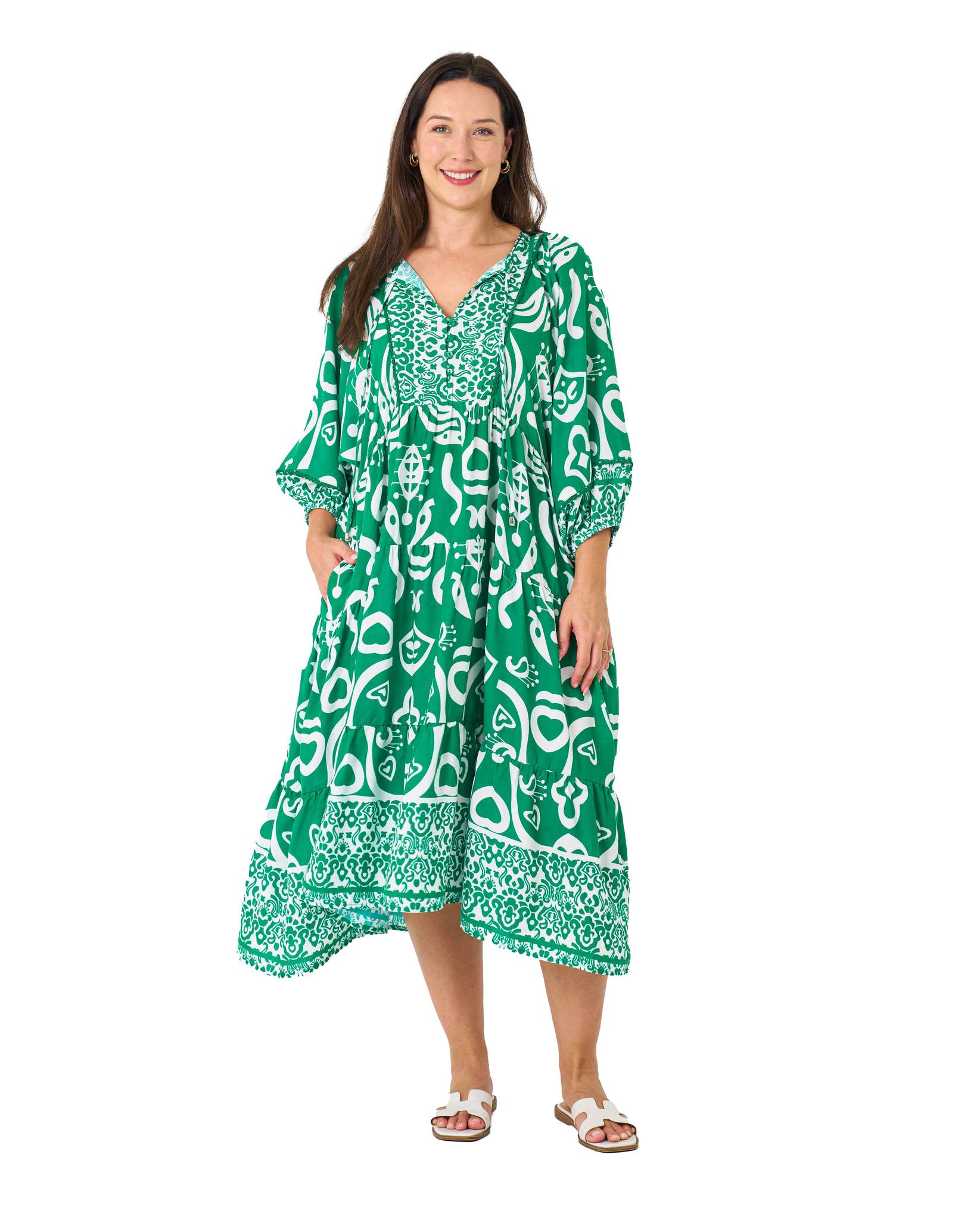 boho dresses in rowland heights C24105823: DRESS COLOUR: GREEN PRINT PACK QTY: 6 (2xS/M, 2xM/L, 2xL/XL) FABRIC: RAYON #boholifestyle #bohoinsipred #boholovers #bohodresses #bohodress #bohemianstyle #bohemianchic #bohochic #bohoclothing #bohoaustraliadesigns #agelessfashion Polka Dot Maxi Dress FW26_sep beach weddings Colore:Bianco