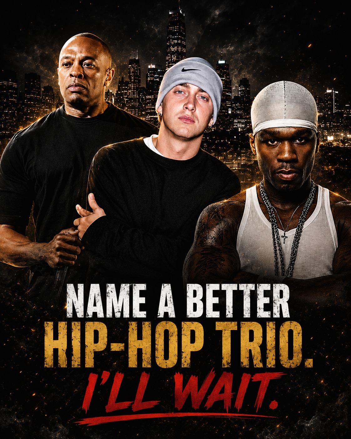 🔥 50 Cent. Eminem. Dr. Dre. 👑🎤 Three legends. Three different
