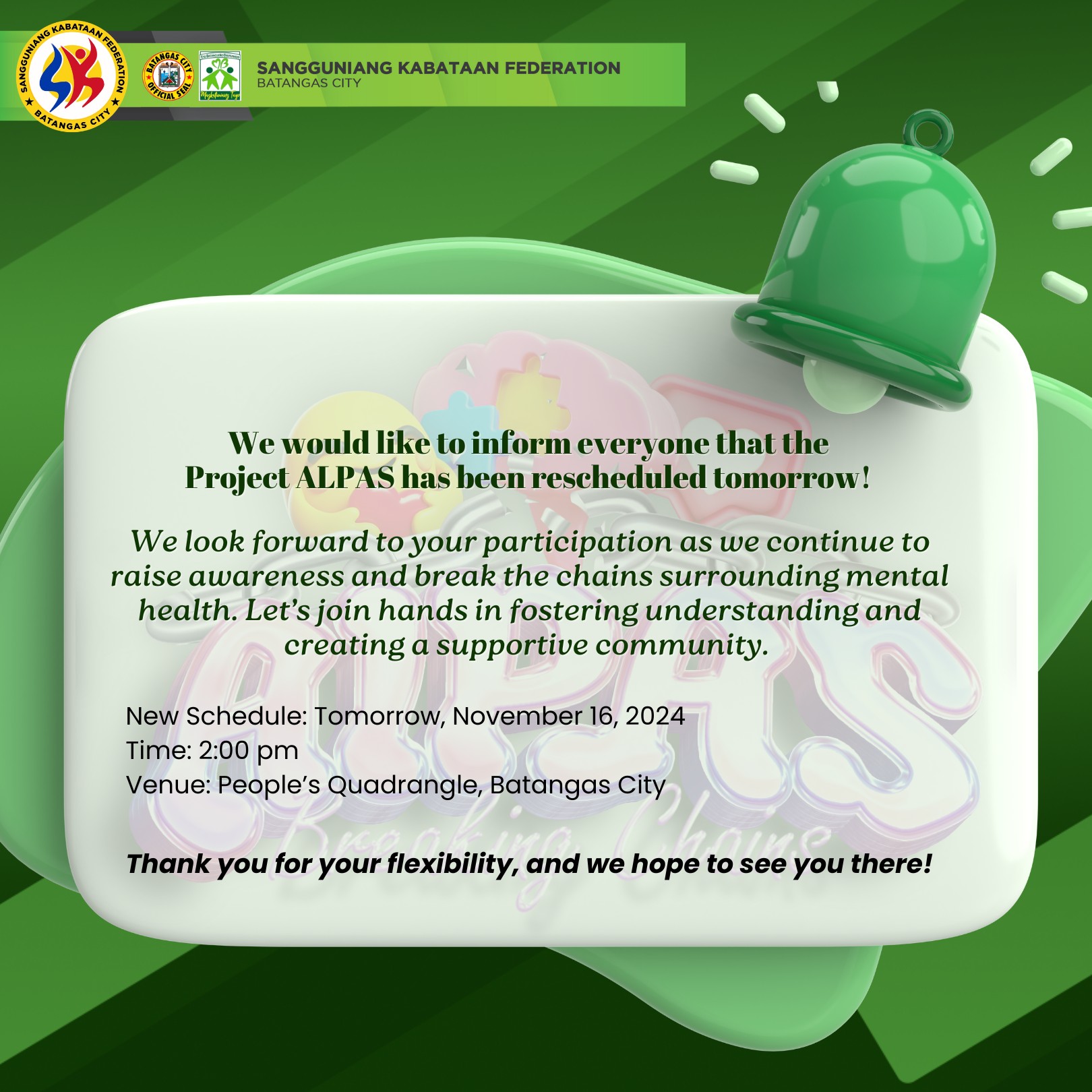 We would like to inform everyone that the Project ALPAS has been ...