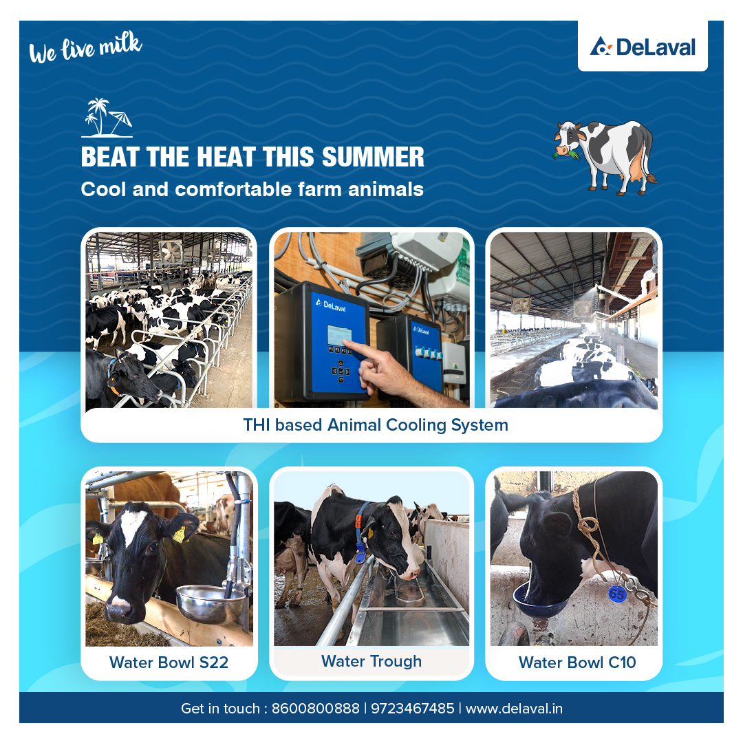 DeLaval - Beat the heat, boost the Cow Comfort! Keep your farm animals ...