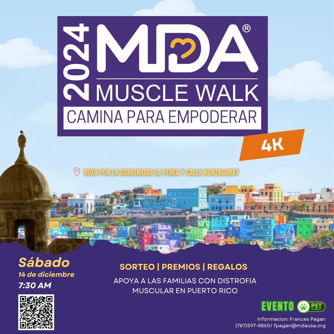 MDA - Muscle Walk 2024 👟📢 Se llevará a cabo el 14 de diciembre. Unete ...