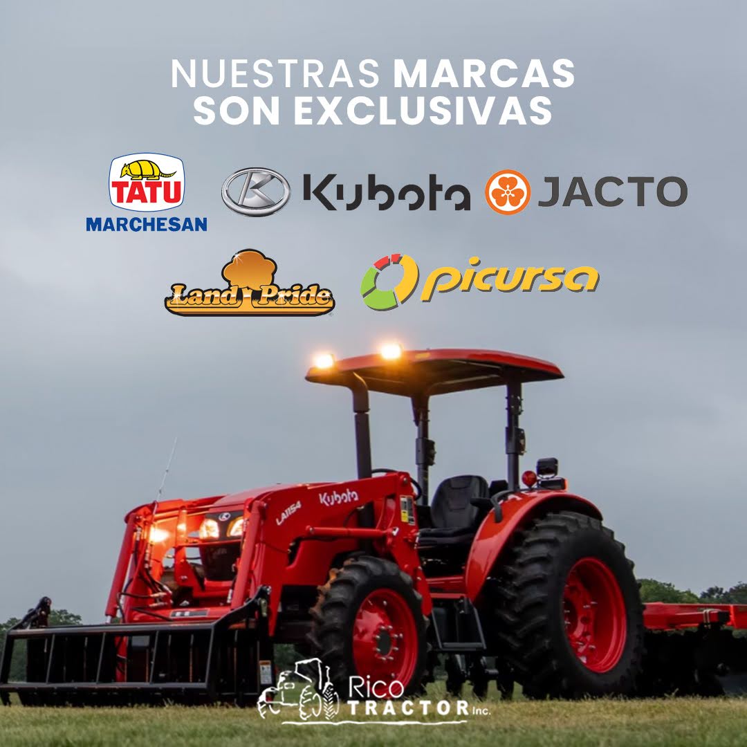 Te ofrecemos marcas líderes en... - Rico Tractor, Inc. | Facebook