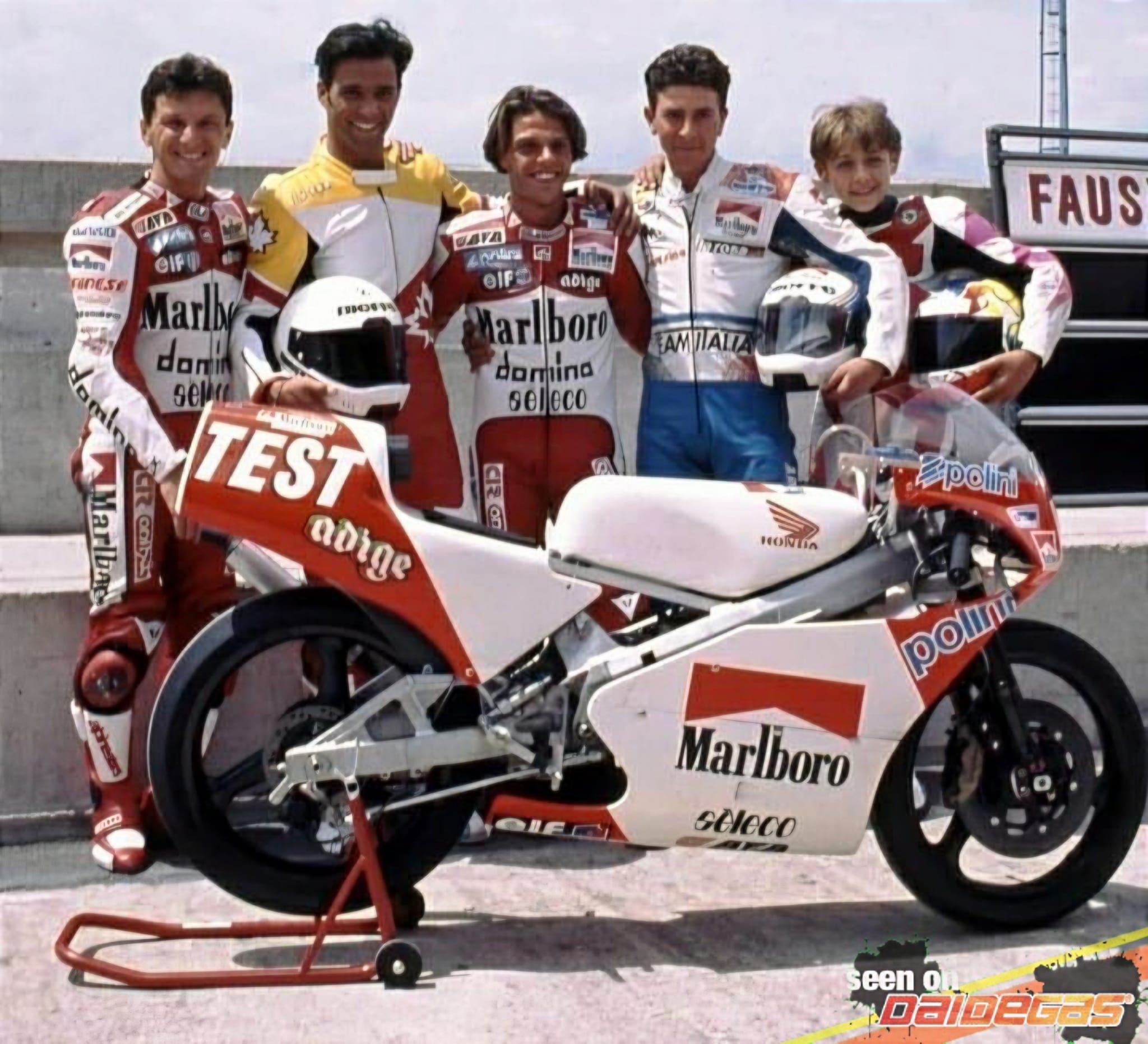 Young valentino Rossi - 125cc 1993